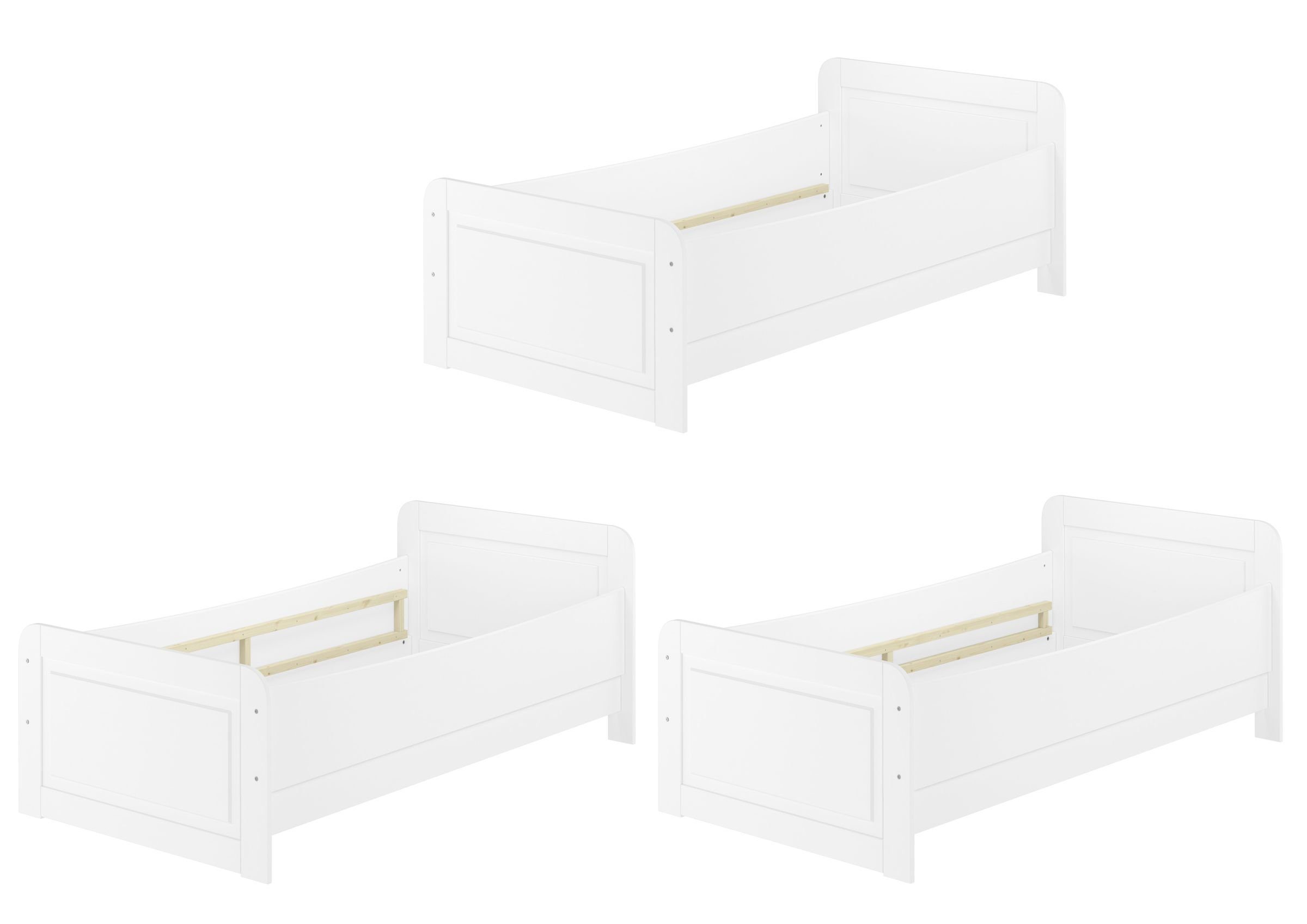 ERST-HOLZ Bett Weißes Seniorenbett 100 x günstig online kaufen