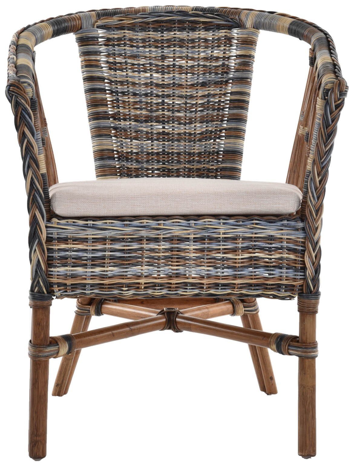 Krines Home Sessel Stapelbarer Rattansessel Bistro günstig online kaufen