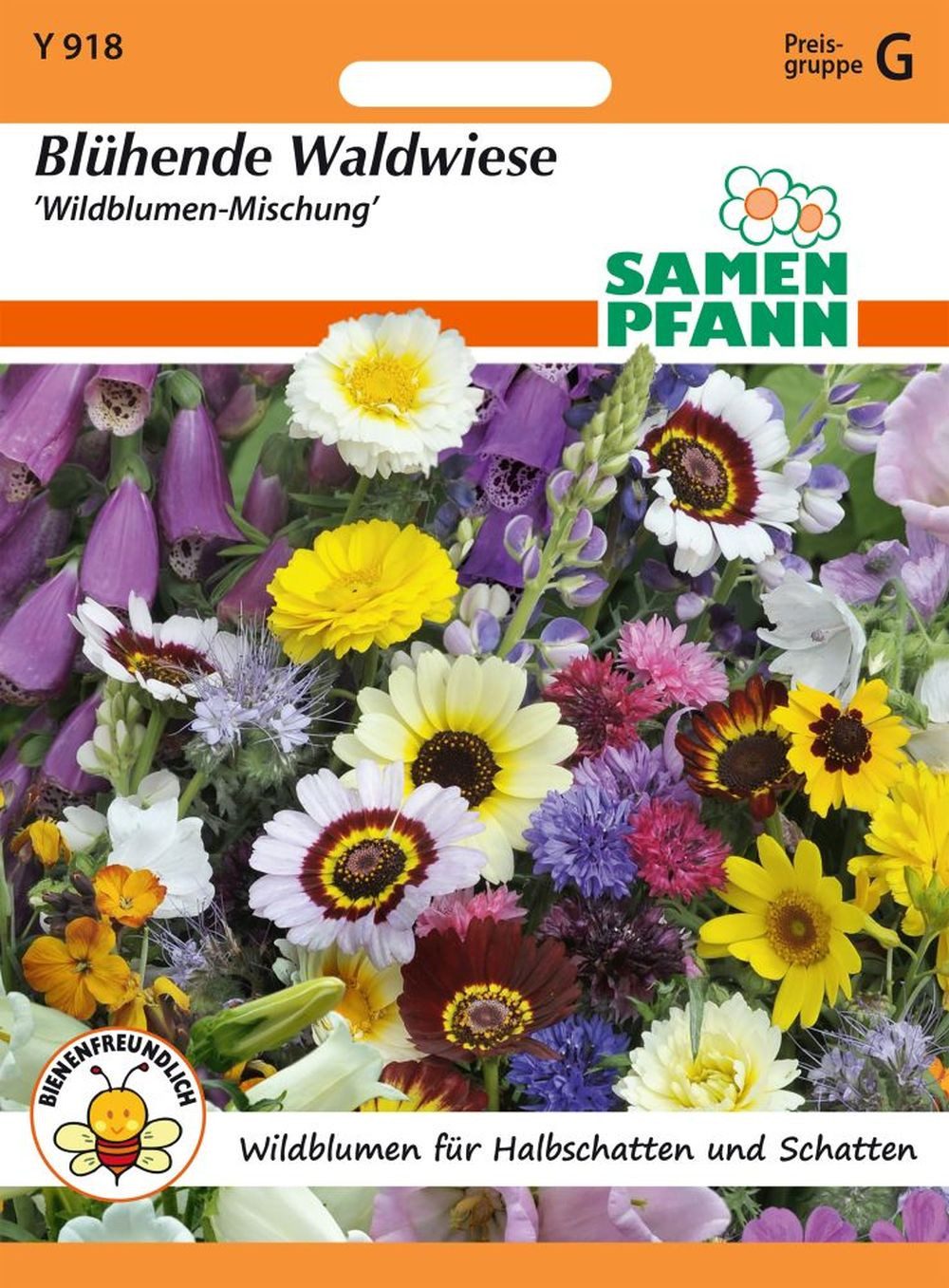 SAMEN PFANN Blumensamen Blühende Waldwiese - Blumenmischung Saatgut Samen günstig online kaufen