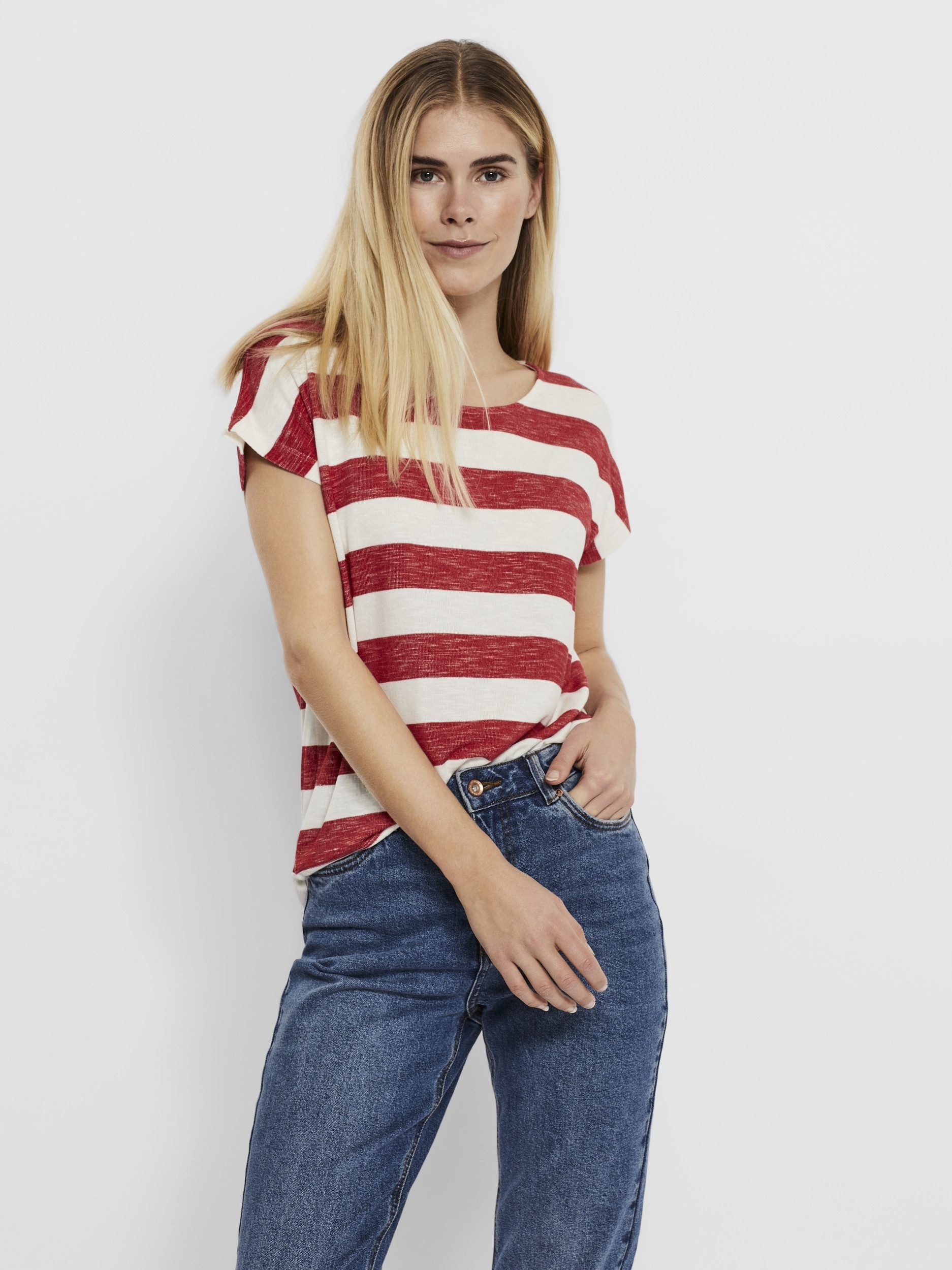 Vero Moda Blusentop VMWIDE STRIPE SL günstig online kaufen