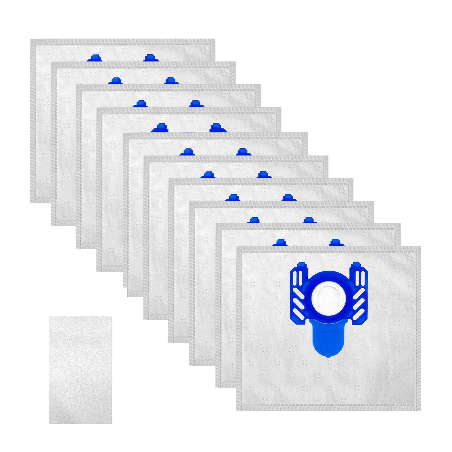 ARLI Staubsaugerbeutel 10x Staubsaugerbeutel, passend für AEG, 10 St., SCE0 SCE1 SCE2 SCE3 SECE 0 1 2 3 Vlies + Filter