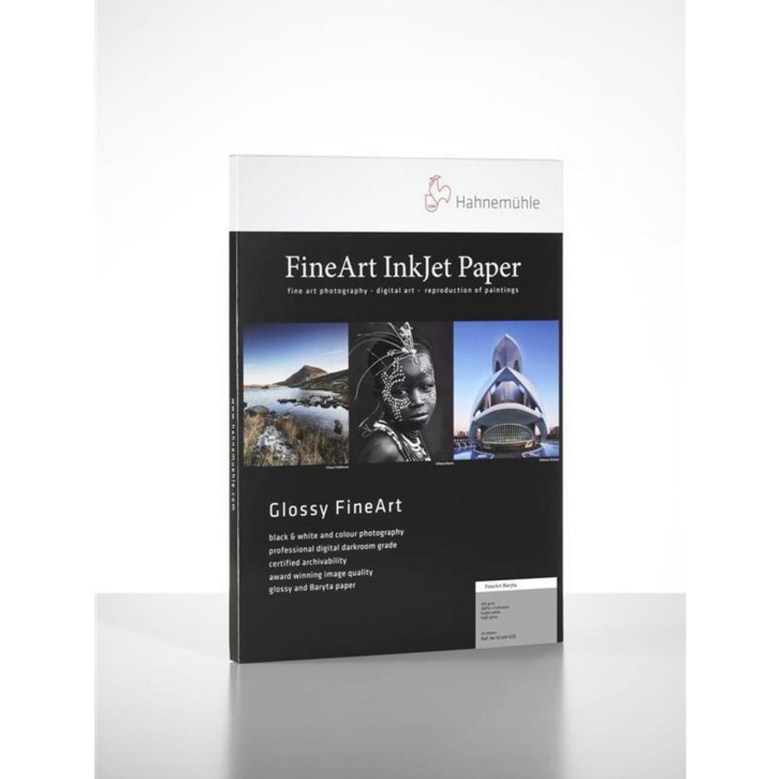 Hahnemühle Fotopapier Hahnemühle Baryta FineArt Inkjet-Papier - 325 g/m² - DIN A4 - 25 Blatt
