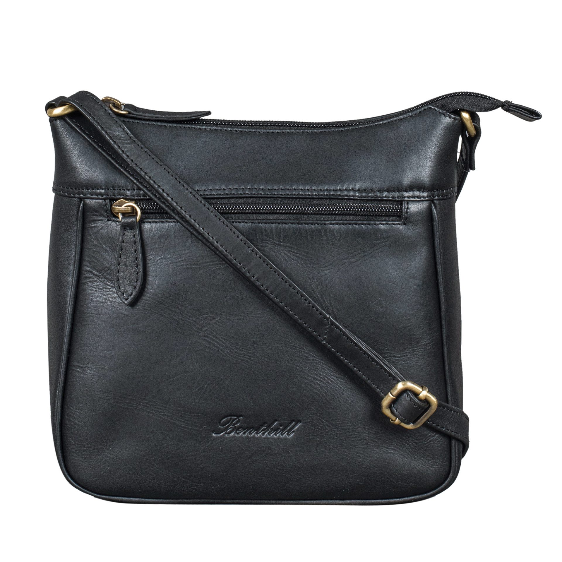 Benthill Umhängetasche Damen Echt Leder Umhängetasche günstig online kaufen