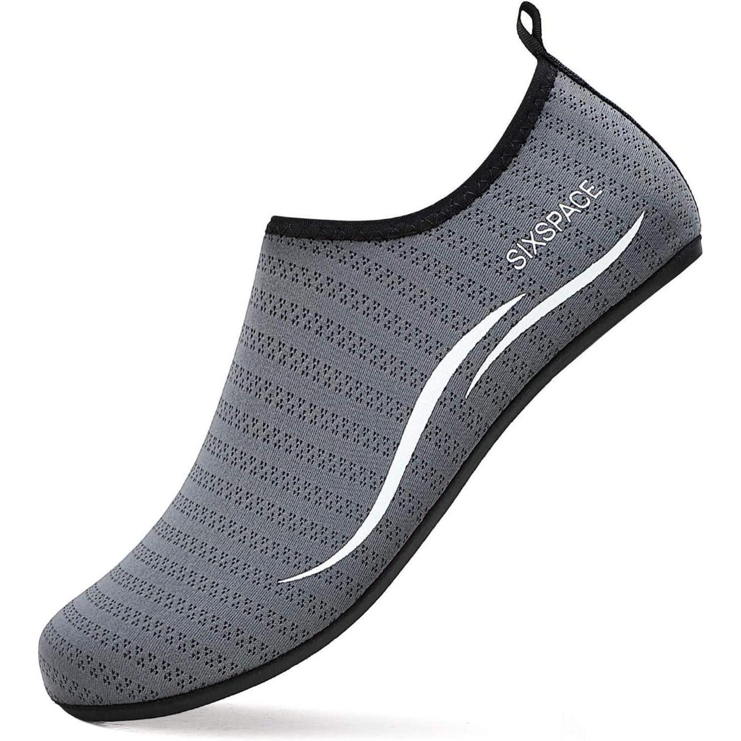 LuxusKollektion Badeschuhe Wasserschuhe Aquaschuhe Strandschuhe Herren 36 EU 485 Grau Wasserschuh