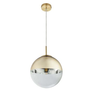 Globo Kugelleuchte, Leuchtmittel nicht inklusive, Design Pendel Decken Lampe Glas Kugel Wohn Ess Zimmer Hänge