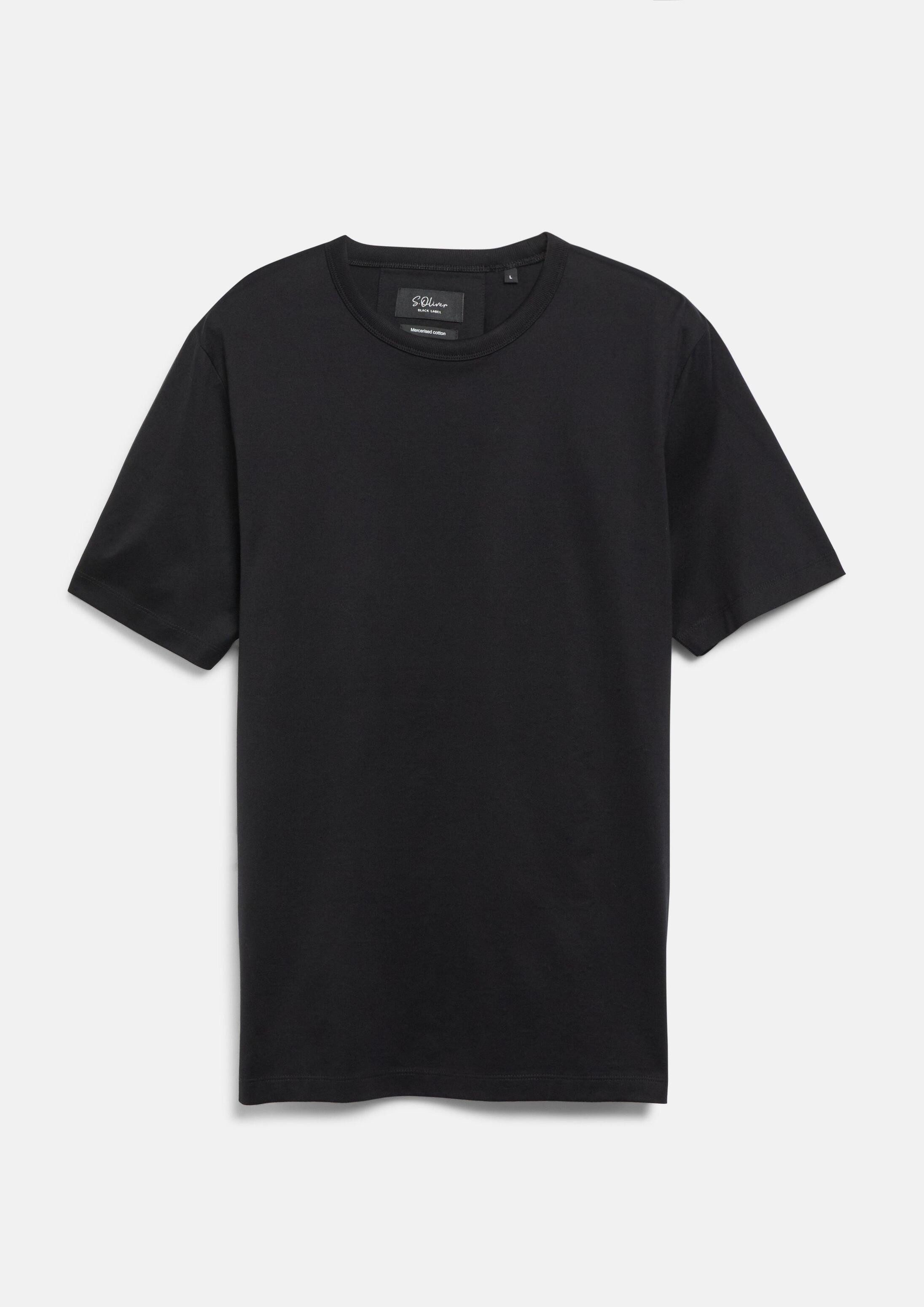 s.Oliver Kurzarmshirt T-Shirt T-Shirt aus Edeljersey