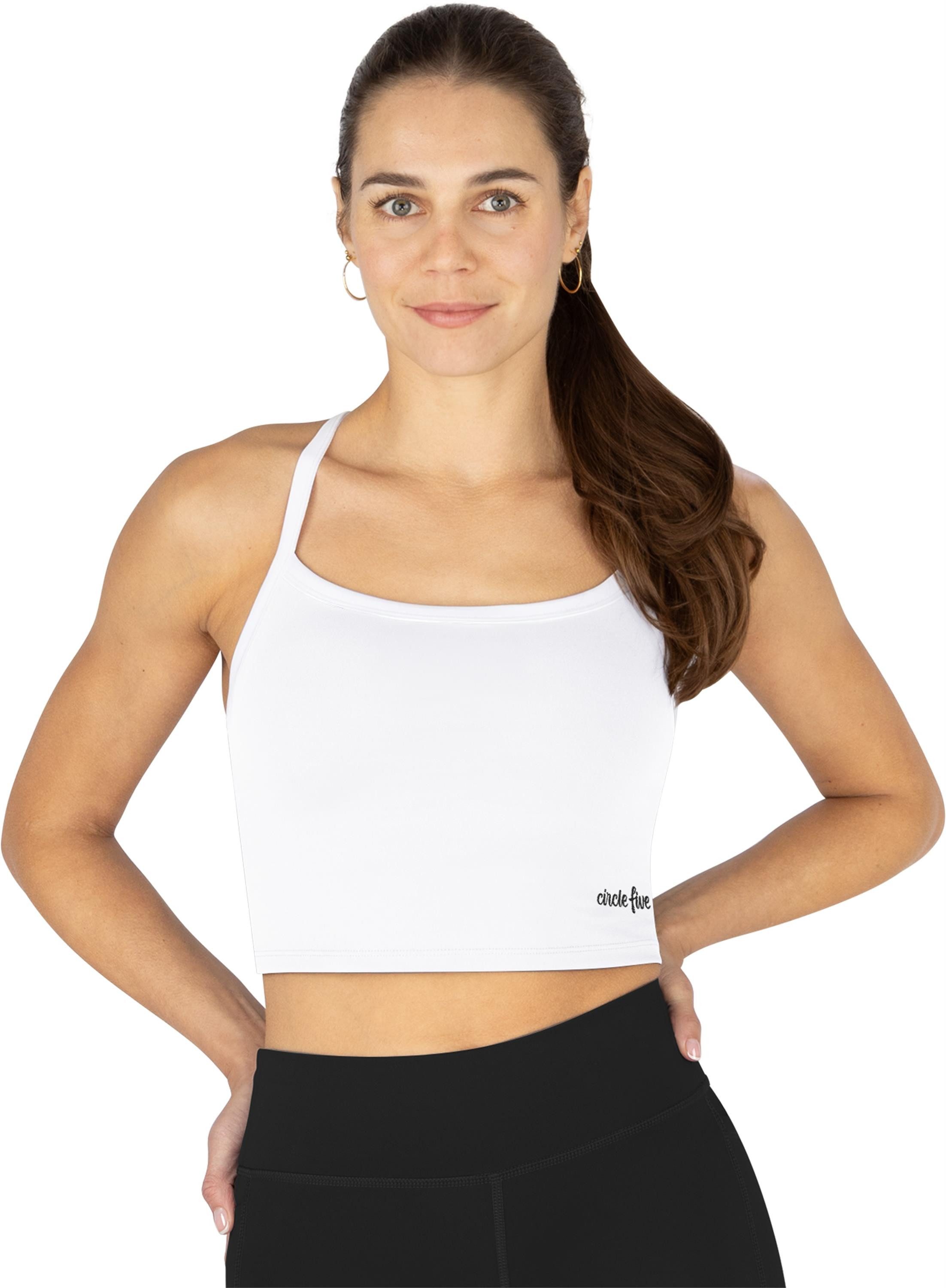 Circle Five Set: Sport-Bustier Tank Top mit Cups