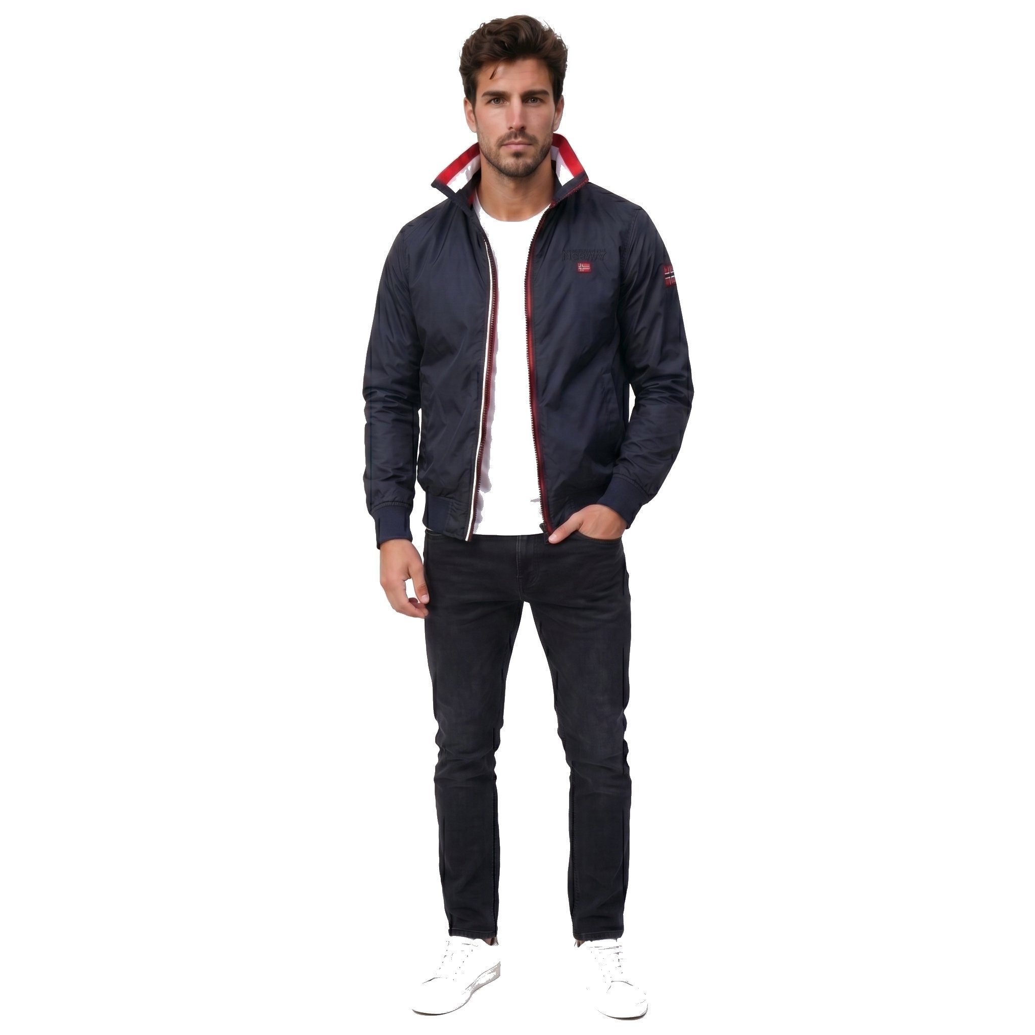 Geographical Norway Steppjacke Herren leichte Übergangsjacke, wasserabweisend Herbst & Frühling