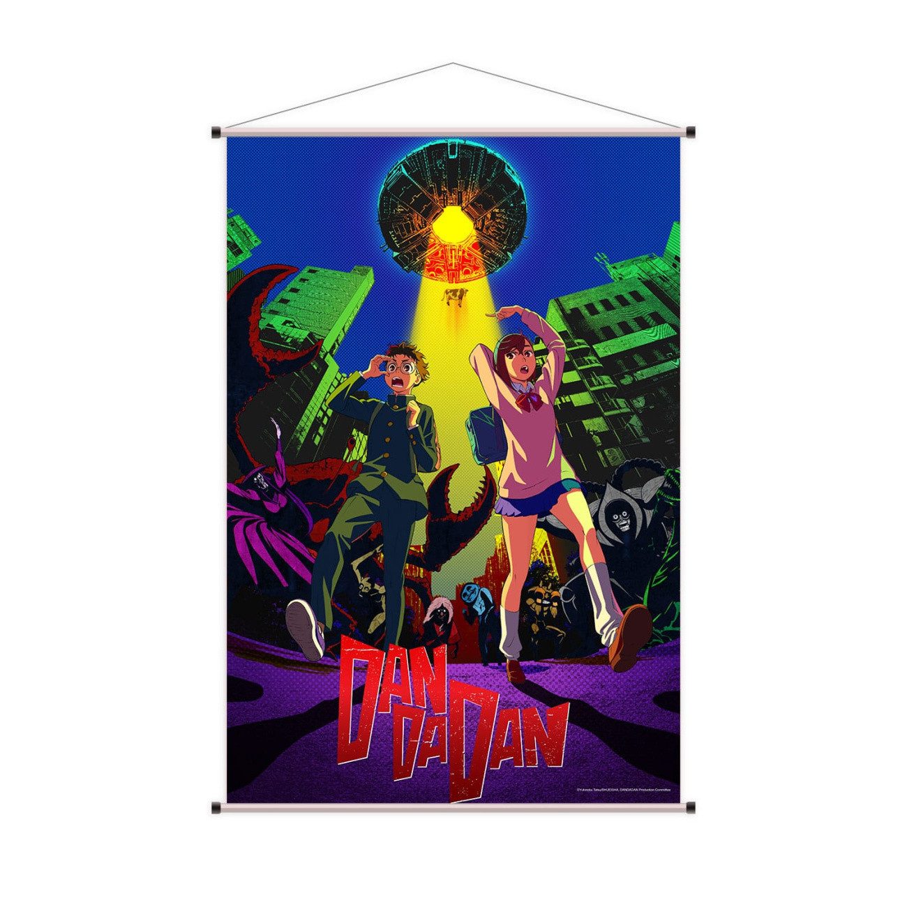 Sakami Merchandise Poster Dandadan Wandrolle Okarun & Momo 60 x 90 cm