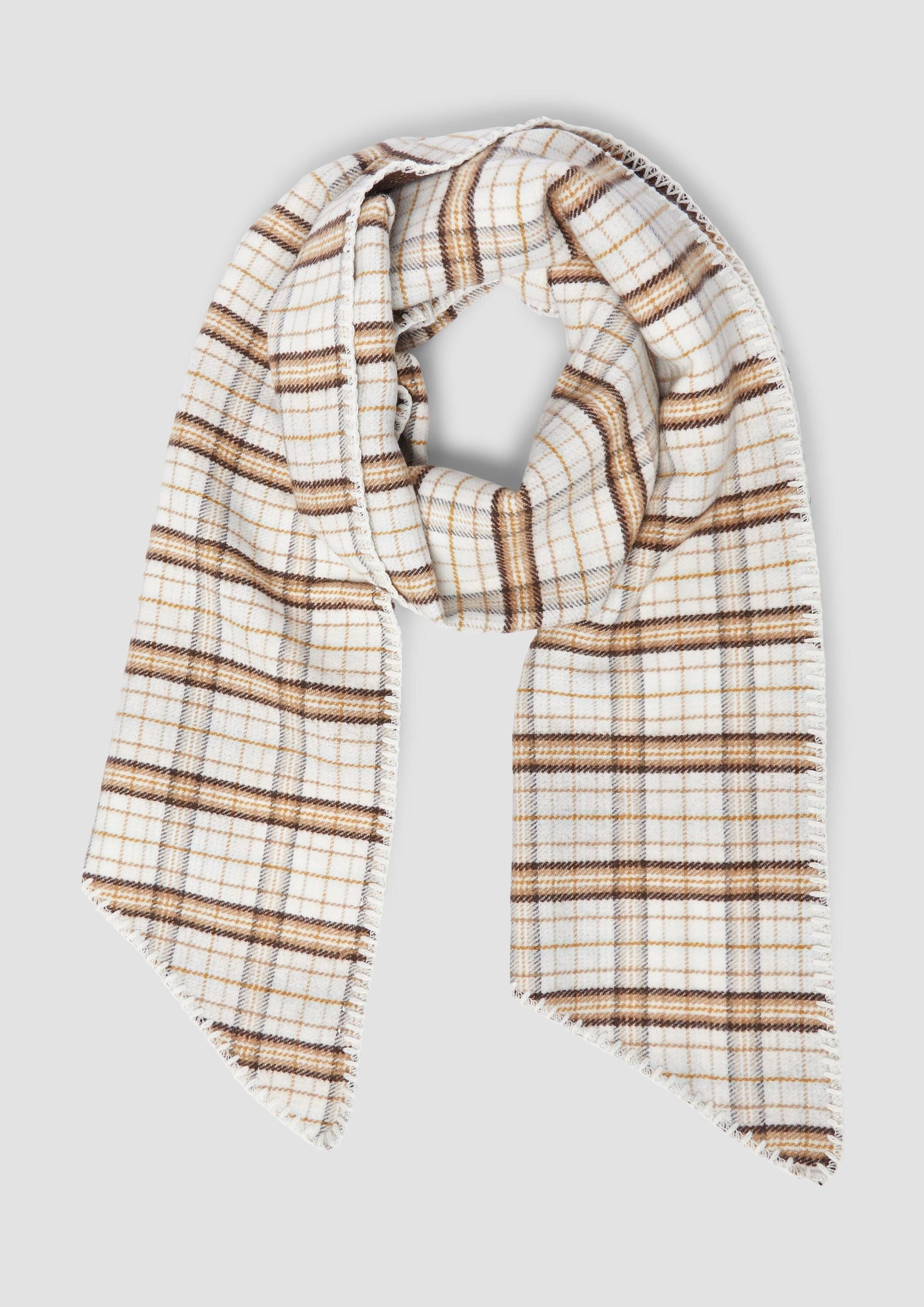 s.Oliver Schal Tuch, Wendeschal mit geschrägten Enden