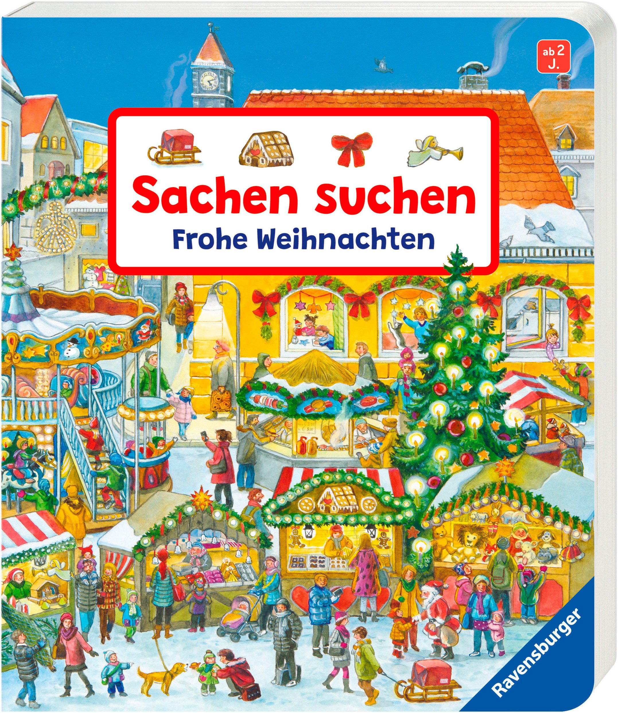 Ravensburger Buch Pappbilderbuch, Sachen suchen: Frohe Weihnachten