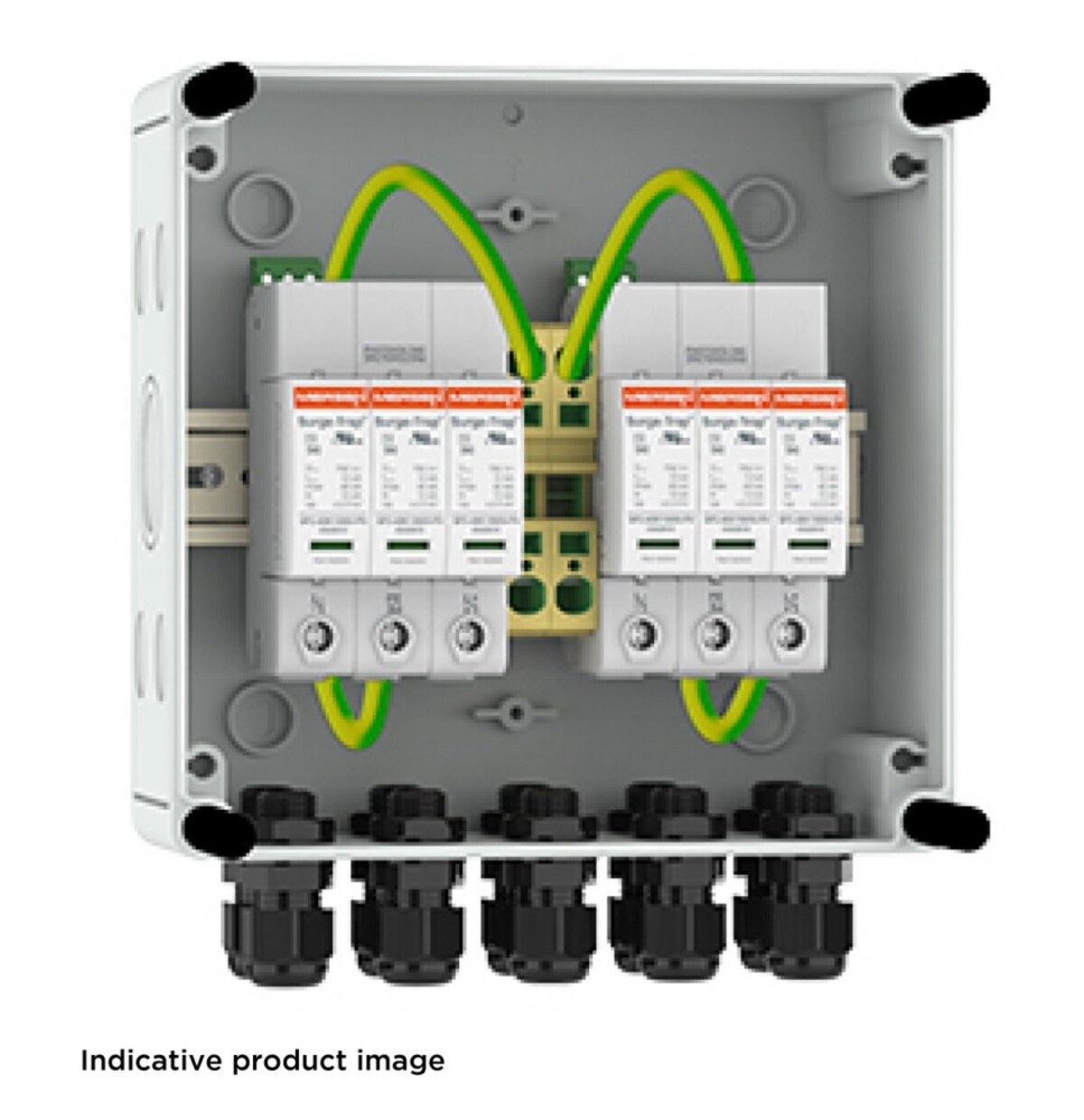 MERSEN Solarmodul-Halterung Mersen Photovoltaik-Stringbox 2 PVBT12-1000V-B-213