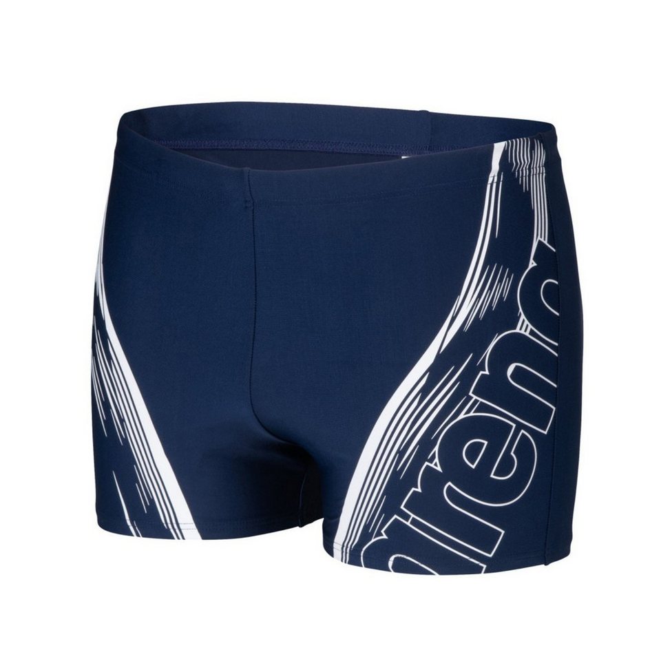 Arena Badehose Graphic Swim Short aus MaxFit Material