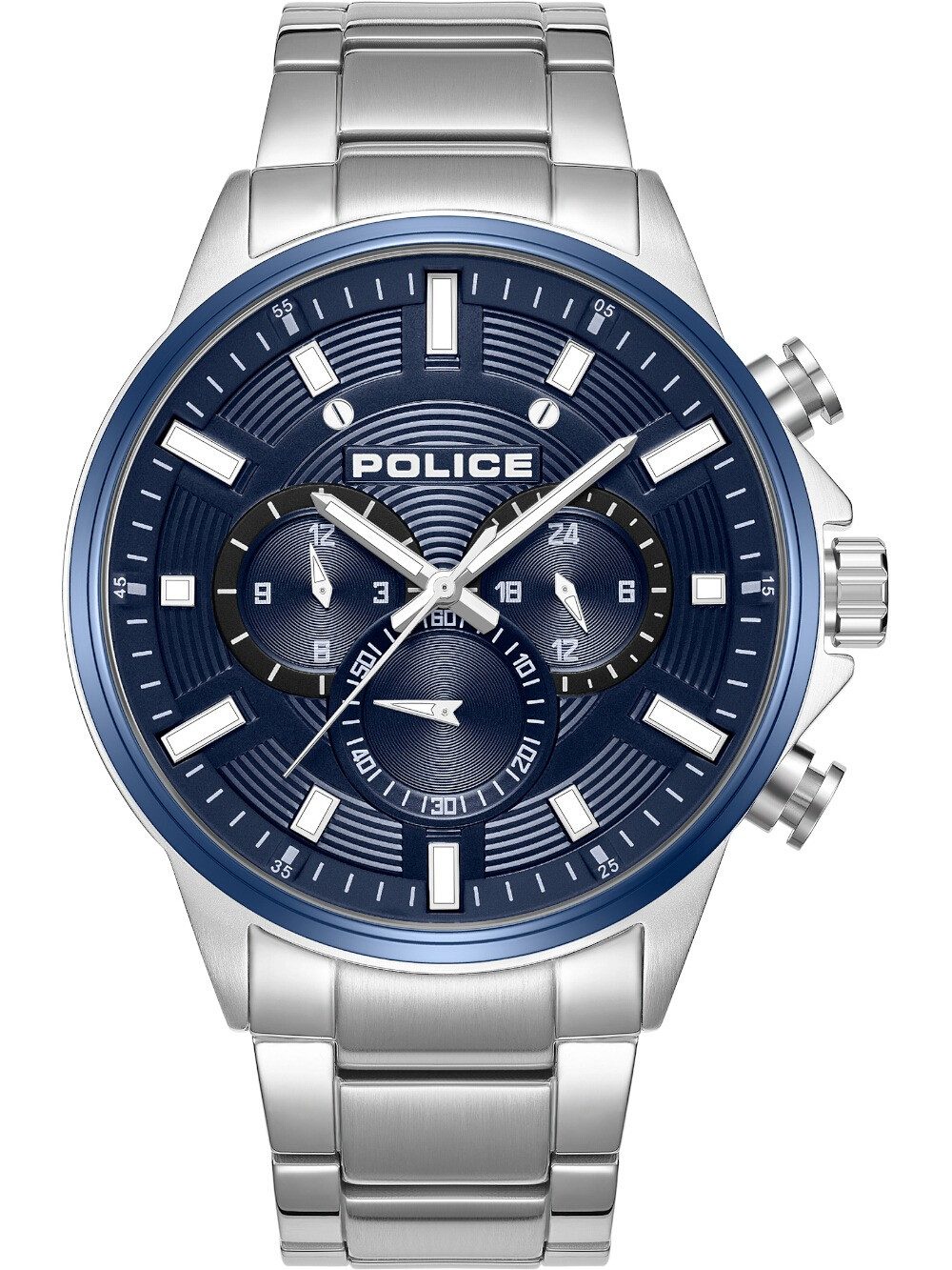 Police Quarzuhr Police PEWJK2195140M Herrenuhr Kismet Chronograph 47mm 5ATM Police PEWJK2195140M Herrenuhr Kismet Chronograph 47mm 5ATM