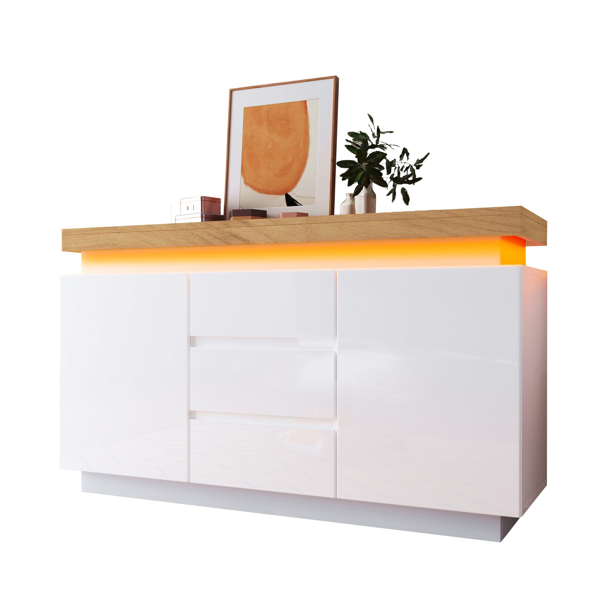 HAUSS SPOLE Sideboard Hochglanz Kommode mit günstig online kaufen