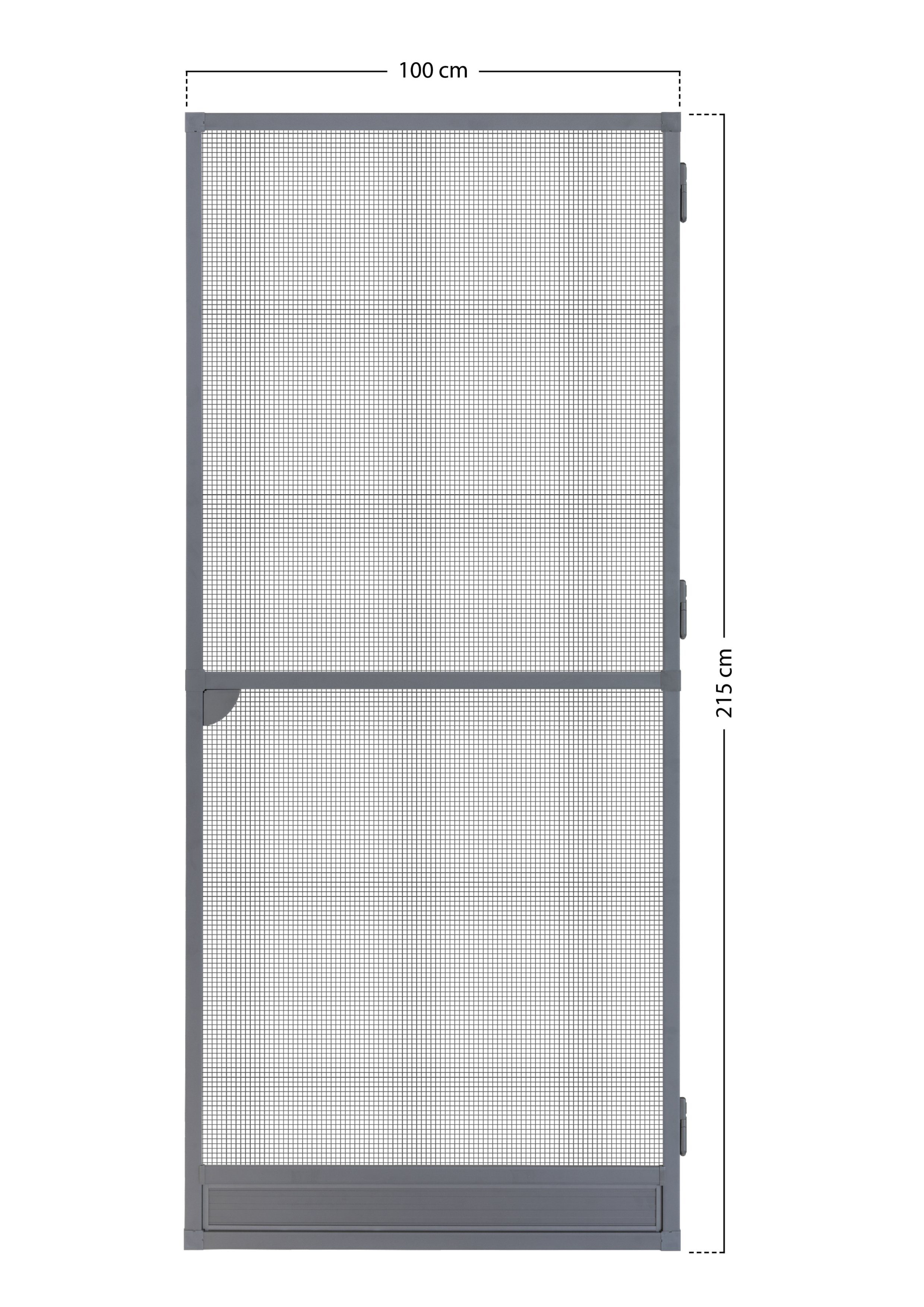 Balkontür Insektenschutz-Tür Insektenschutz-Tür für 70094 x 100 mit cm, Premium, 215 SCHELLENBERG Aluminiumrahmen, Fliegengitter anthrazit,