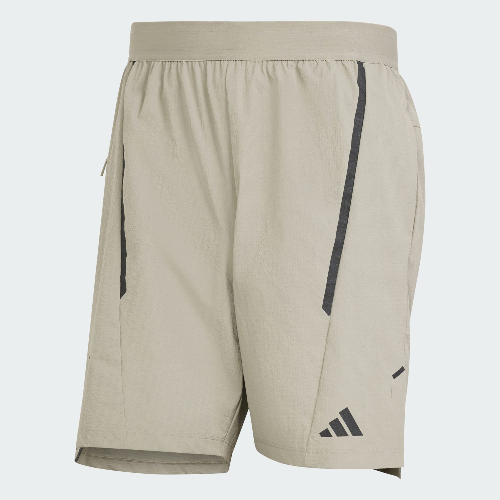 adidas Performance Funktionsshorts DESIGNED Black Silver WORKOUT / SHORTS Pebble FOR ADISTRONG TRAINING