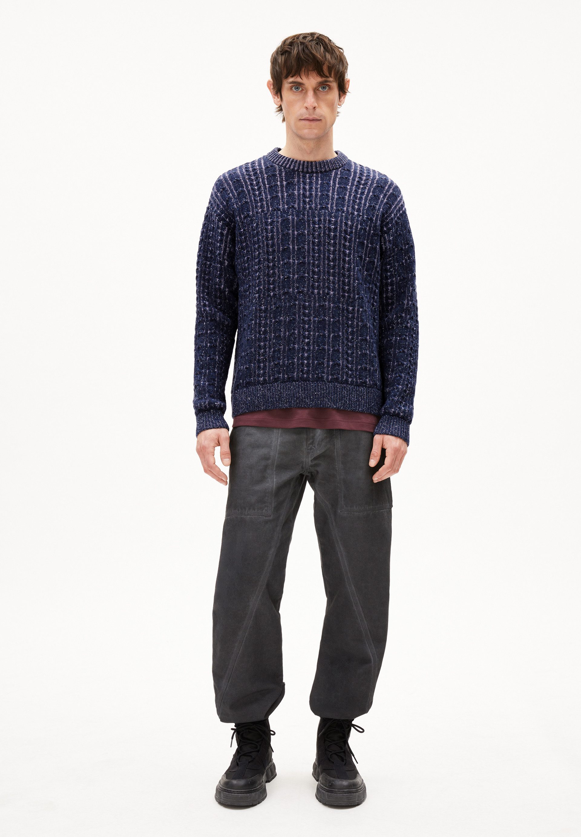 Armedangels Strickpullover DAAKO Pullover aus Bio-Baumwoll Mix Regular Fit