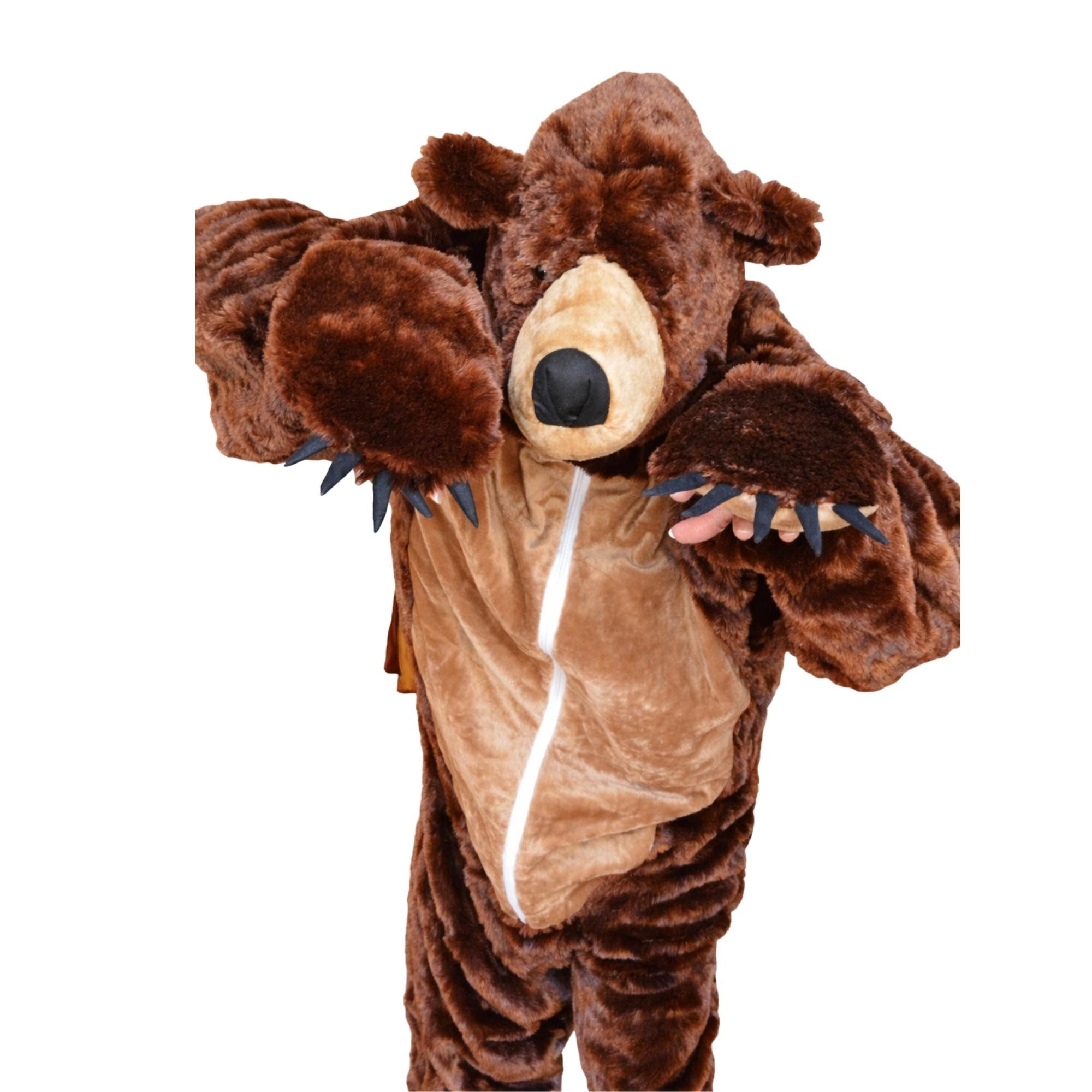 Ikumaal Kostüm Braunbär Kostüm F67 Erwachsene Gr. M Fasching Karneval Fastnacht