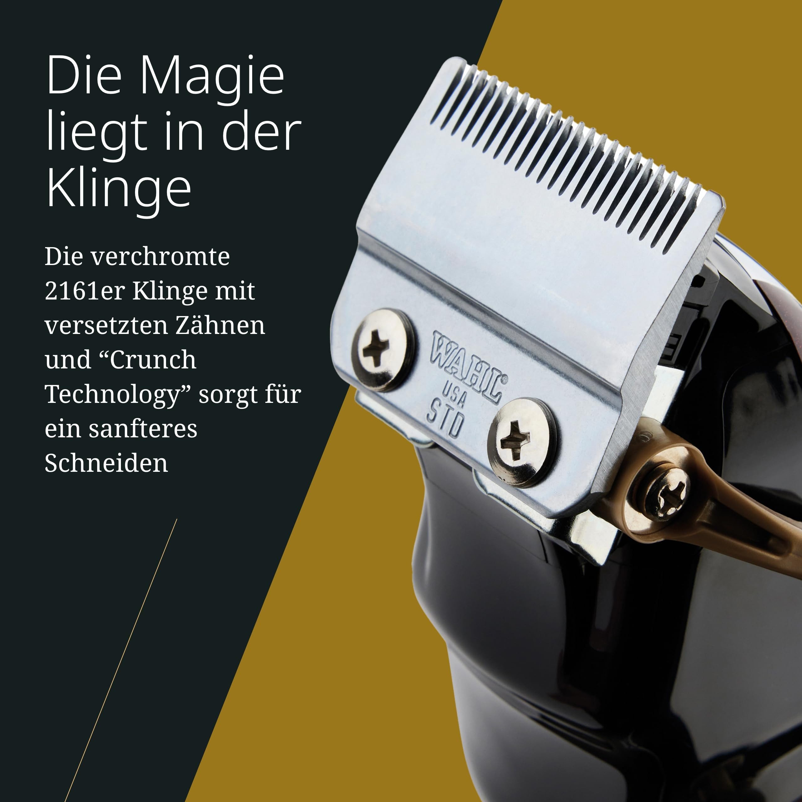 WAHL GmbH Haarschneider Wahl Cordless Magic Clip - Haarschneidemaschine für Blending, Rot