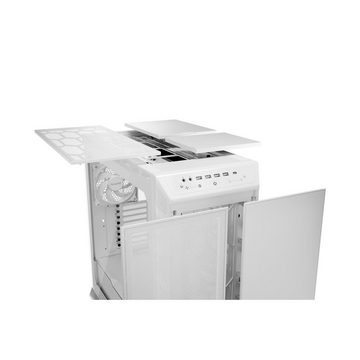 be quiet! PC-Gehäuse DARK BASE PRO 901 White, (Full-Tower, 1 St., Touch-sensitives I/O-Panel für modernste Handhabung), Seitenfenster, Temperglas, PWM Lüfter, ARGB-Beleuchtung, Weiß, BGW51