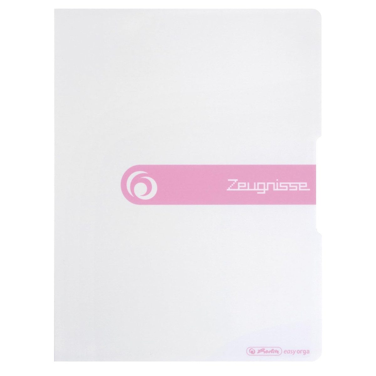 HAMELIN PAPERBRANDS Ringbuchmappe herlitz Sichtbuch Zeugnisse 20 Hüllen weiß DIN A4