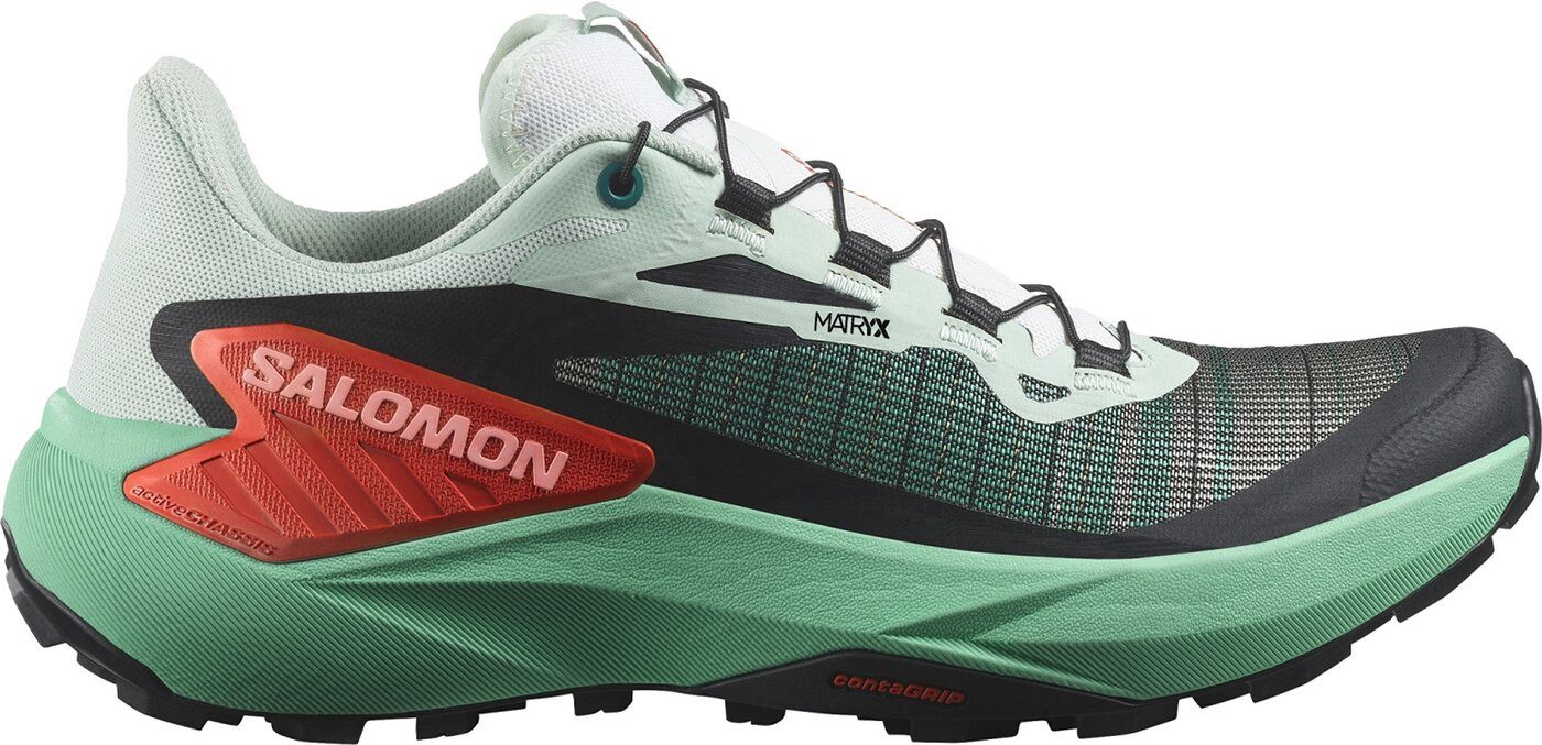 Salomon SHOES GENESIS W Bay/Electric Green/Chert BAY/ELECTRIC GREEN/CHERRY TOM Trekkingschuh