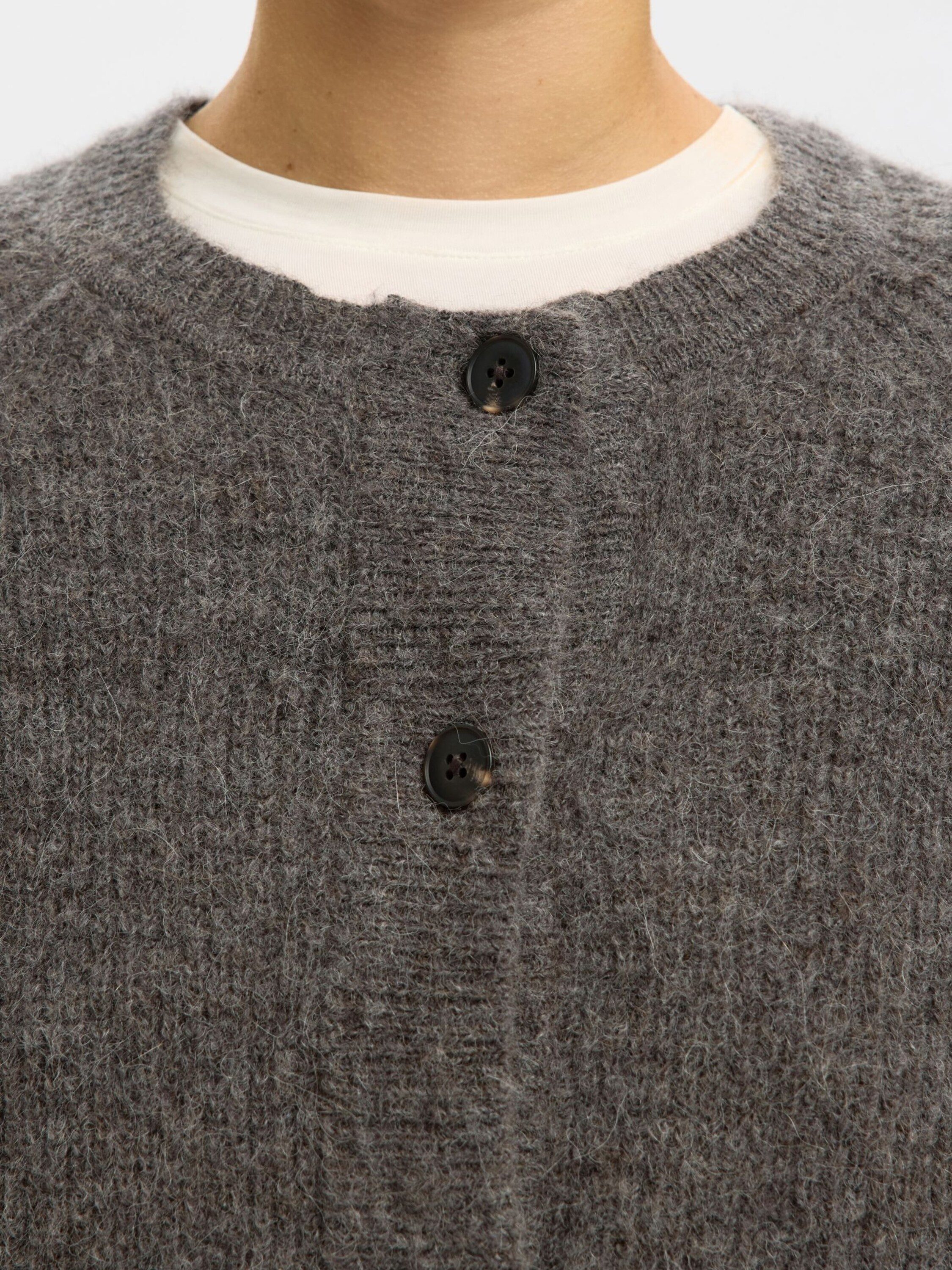 Selected Strickjacke Lulu (1-tlg) Plain/ohne Details