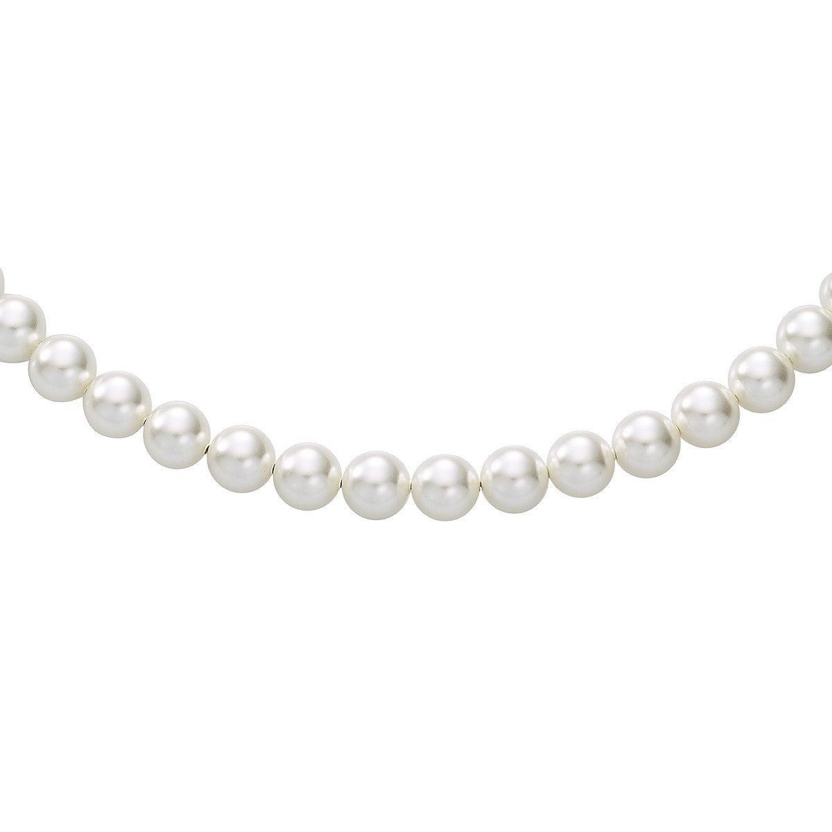 Heideman Collier Perlenkette No. 8 silberfarben glanzmatt (keine Angabe, inkl. Geschenkverpackung), Collier mit Perlen weiß oder farbig