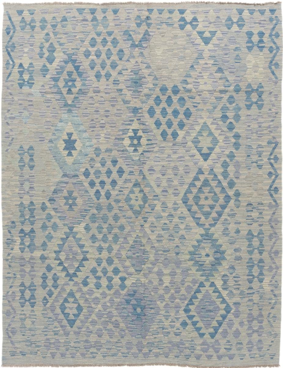 Orientteppich Kelim Afghan 194x241 Handgewebter Orientteppich, Nain Trading, rechteckig, Höhe: 3 mm