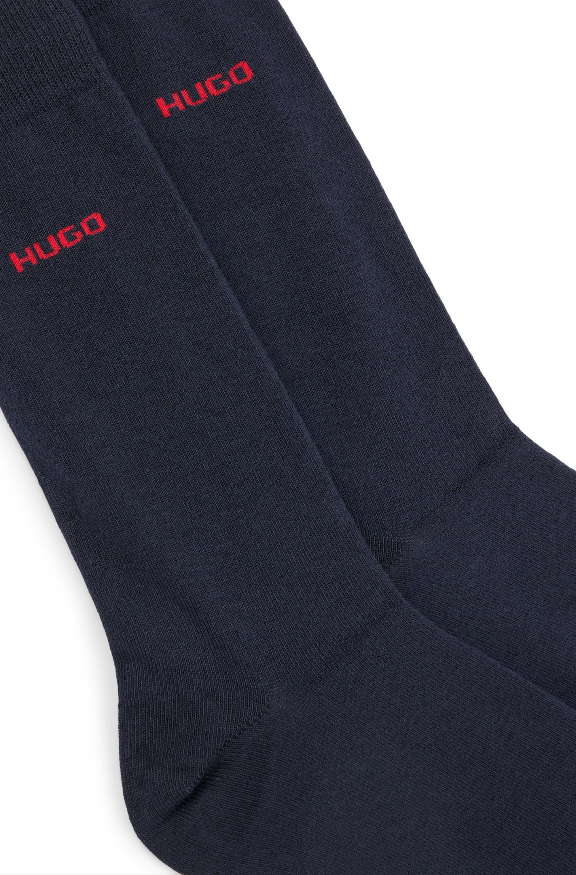 HUGO Businesssocken 2P RS UNI CC (Packung, 2-Paar, 2er Pack) mit kontrastfa günstig online kaufen