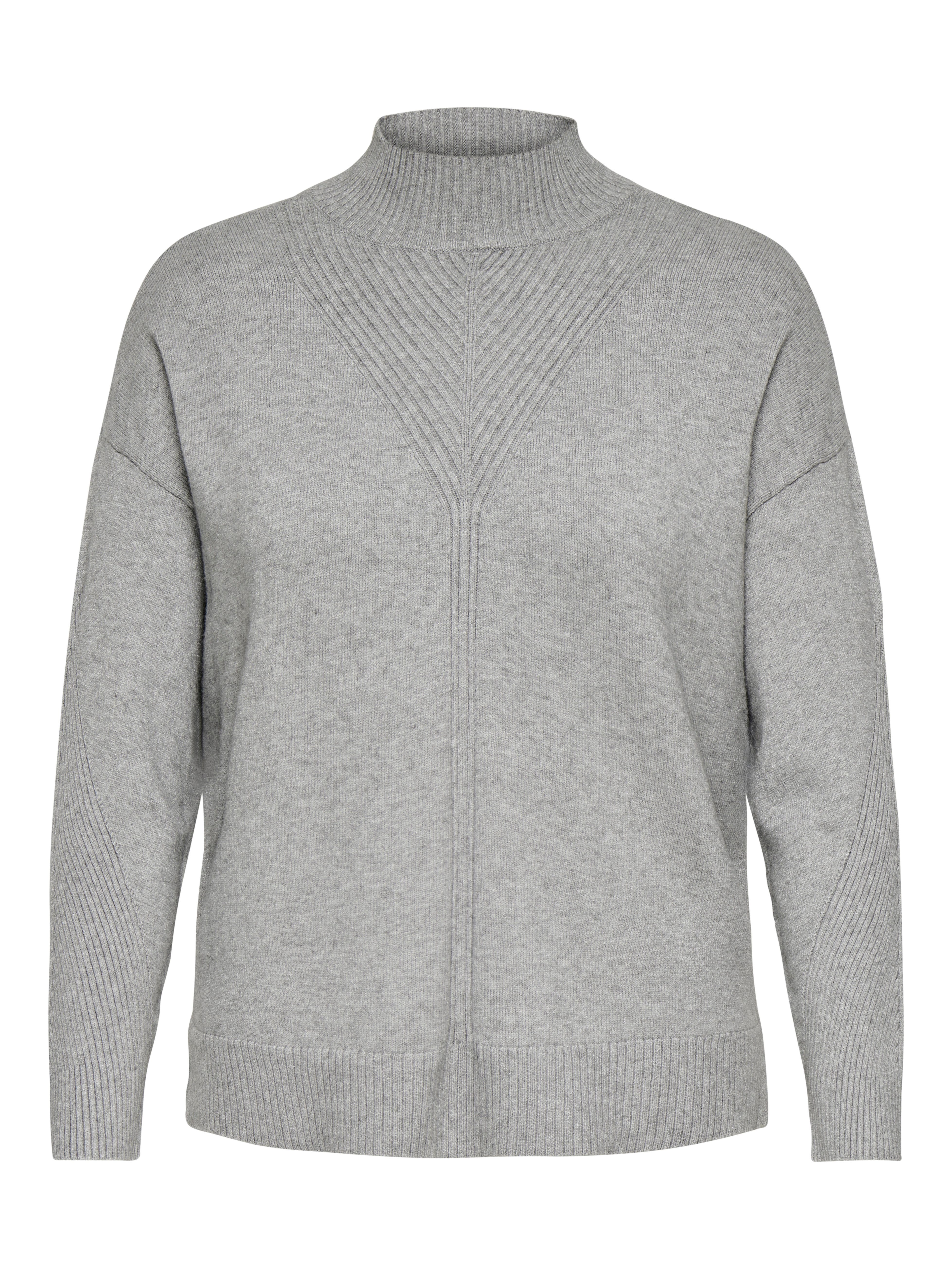 ONLY CARMAKOMA Stehkragenpullover CARPRINCESS LS HIGHNECK KNT NOOS Viskosemischung, normal geschnitten