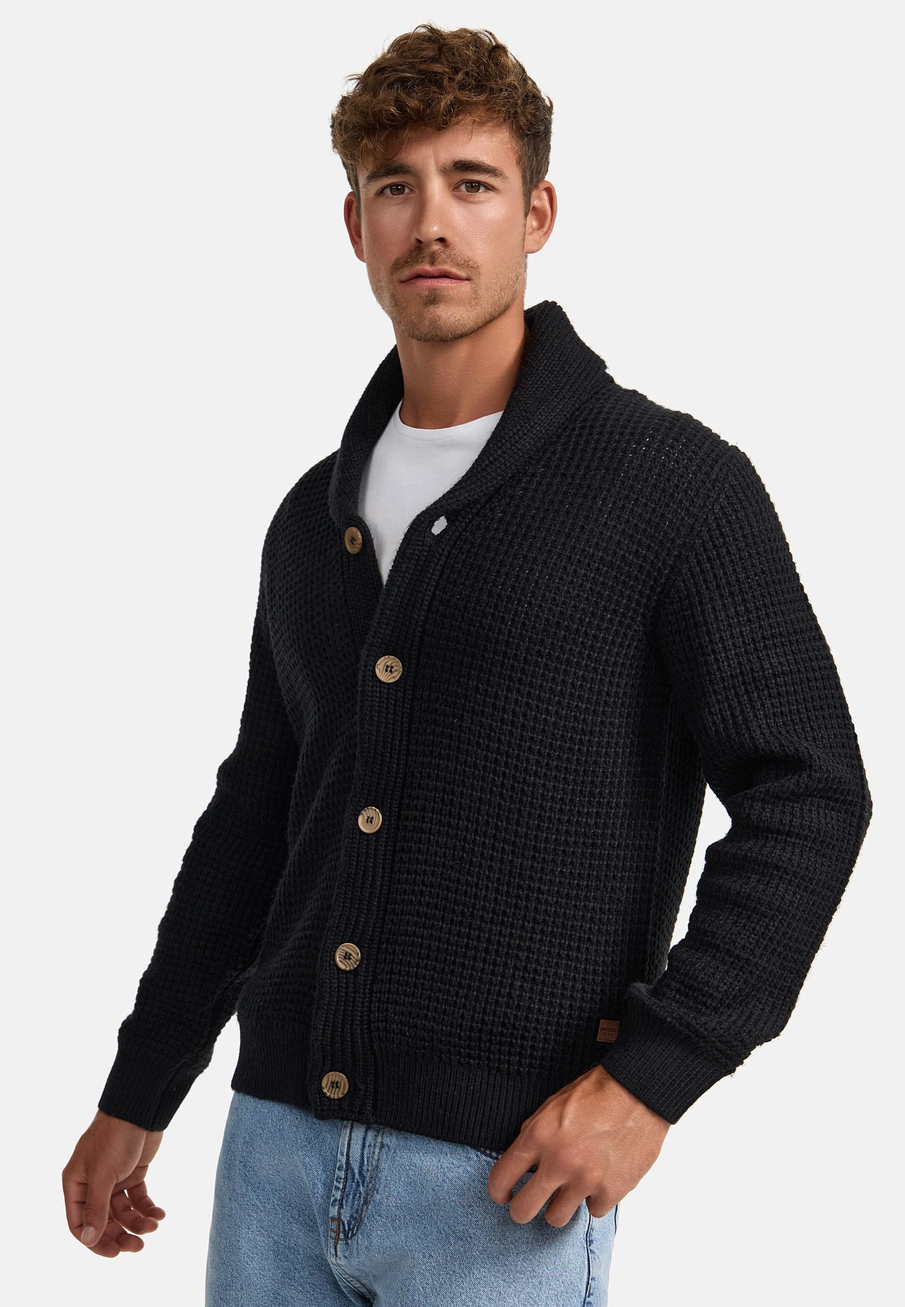 Indicode Strickjacke Herren INBrandox Herrenstrickjacke