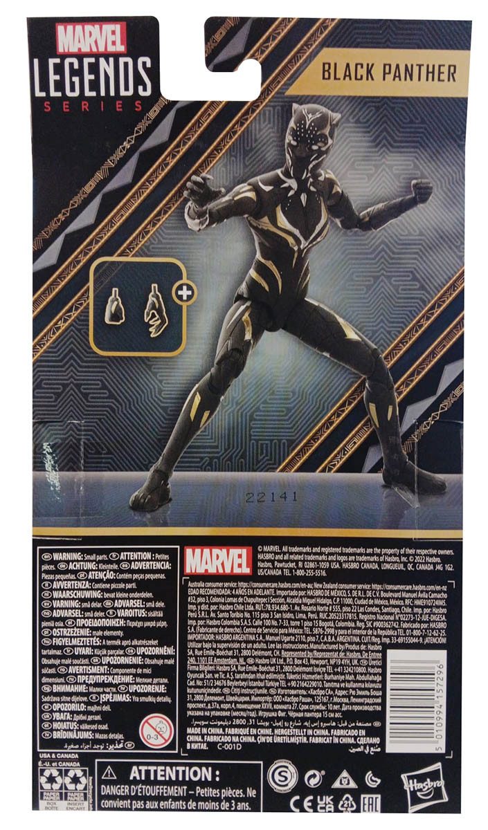 MARVEL Actionfigur 2er-Set Marvel Legends Series F6755 Black Panther und F3853 Jessica Dr