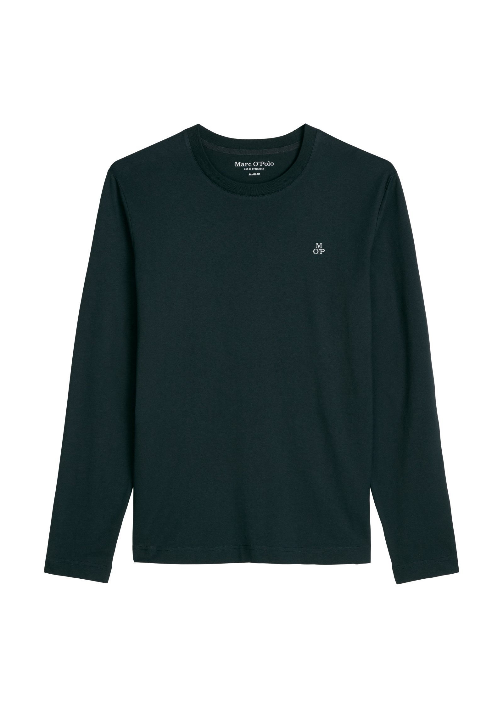 Marc O'Polo Longsleeve shaped aus reiner Bio-Baumwolle