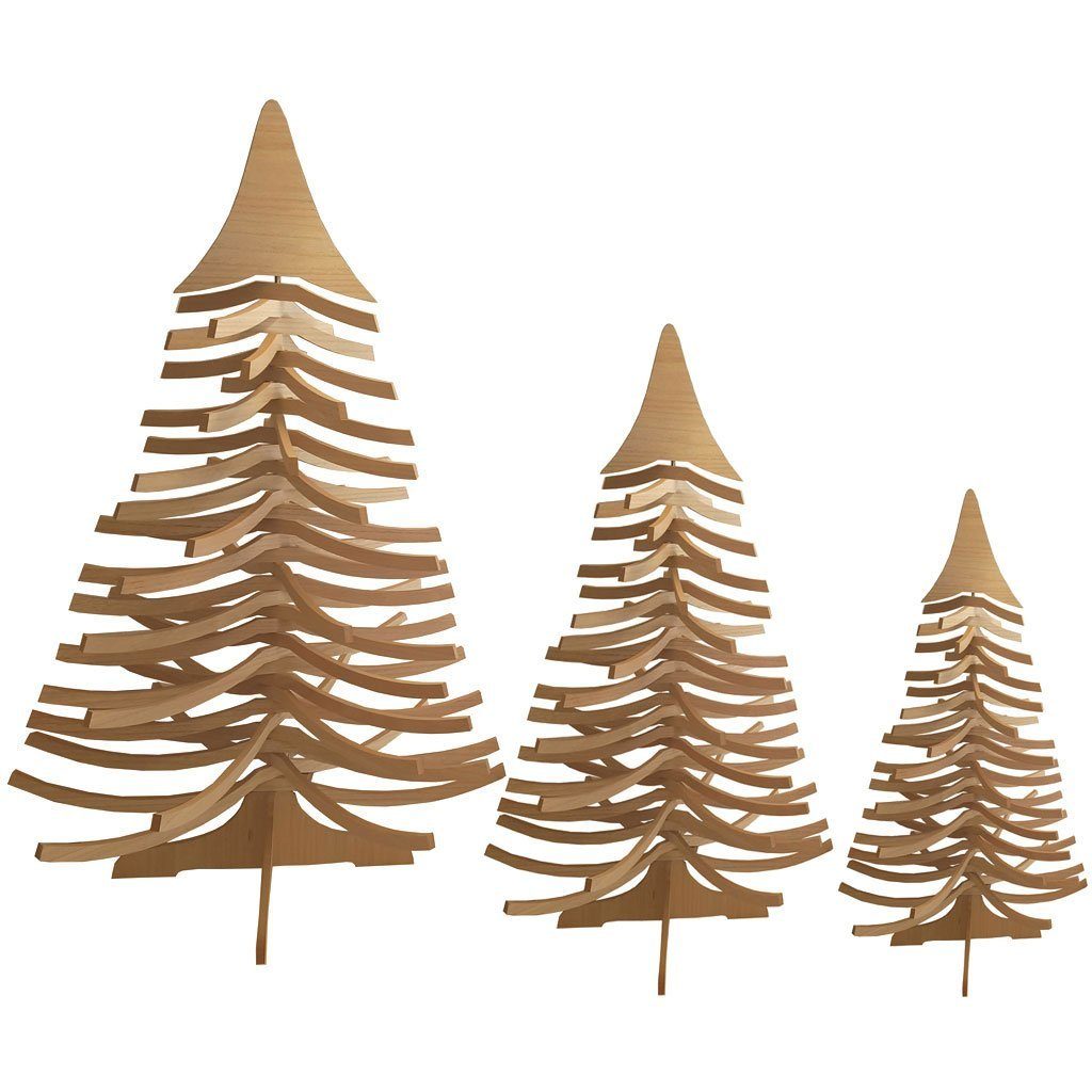 "Klapptanne" aus cm zusammenfaltbar - - Weihnachtsbaum-Tannenbaum AS (furniert), 157x104 Tannenbaum Weihnachtsbaum Deko - Künstlicher 20167, natur Holz