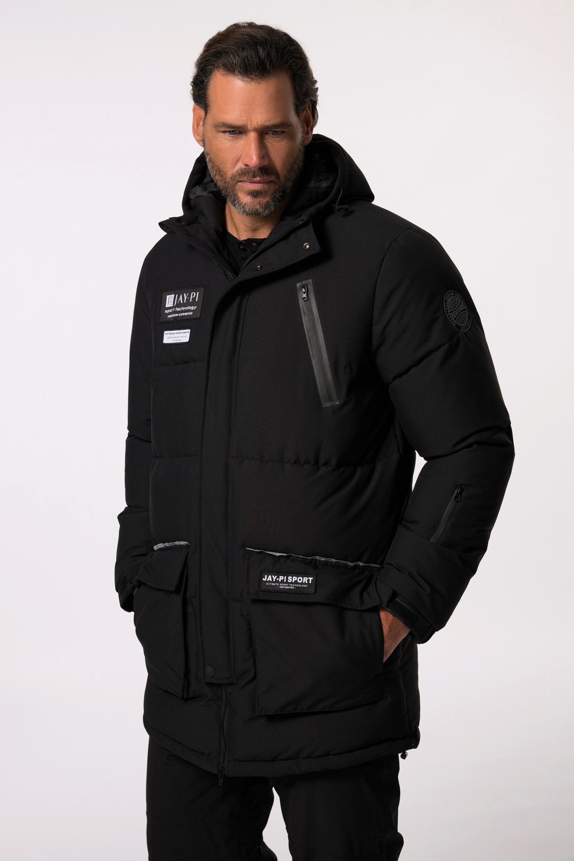 Skijacke JAY-PI Parka 2fach-Funktion Kapuze