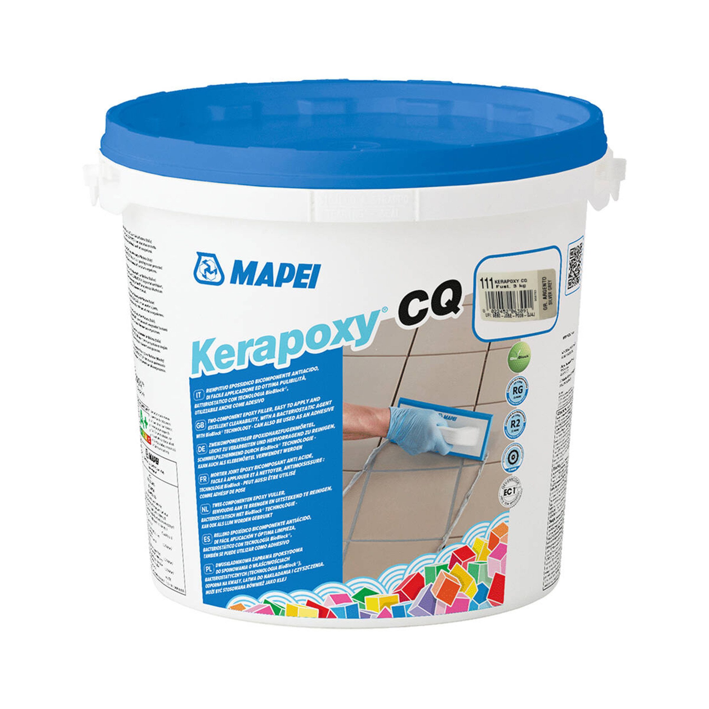 MAPEI Fugenmörtel Mapei Kerapoxy CQ 3kg Epoxidharz Fugenmörtel Designfuge Säurefest