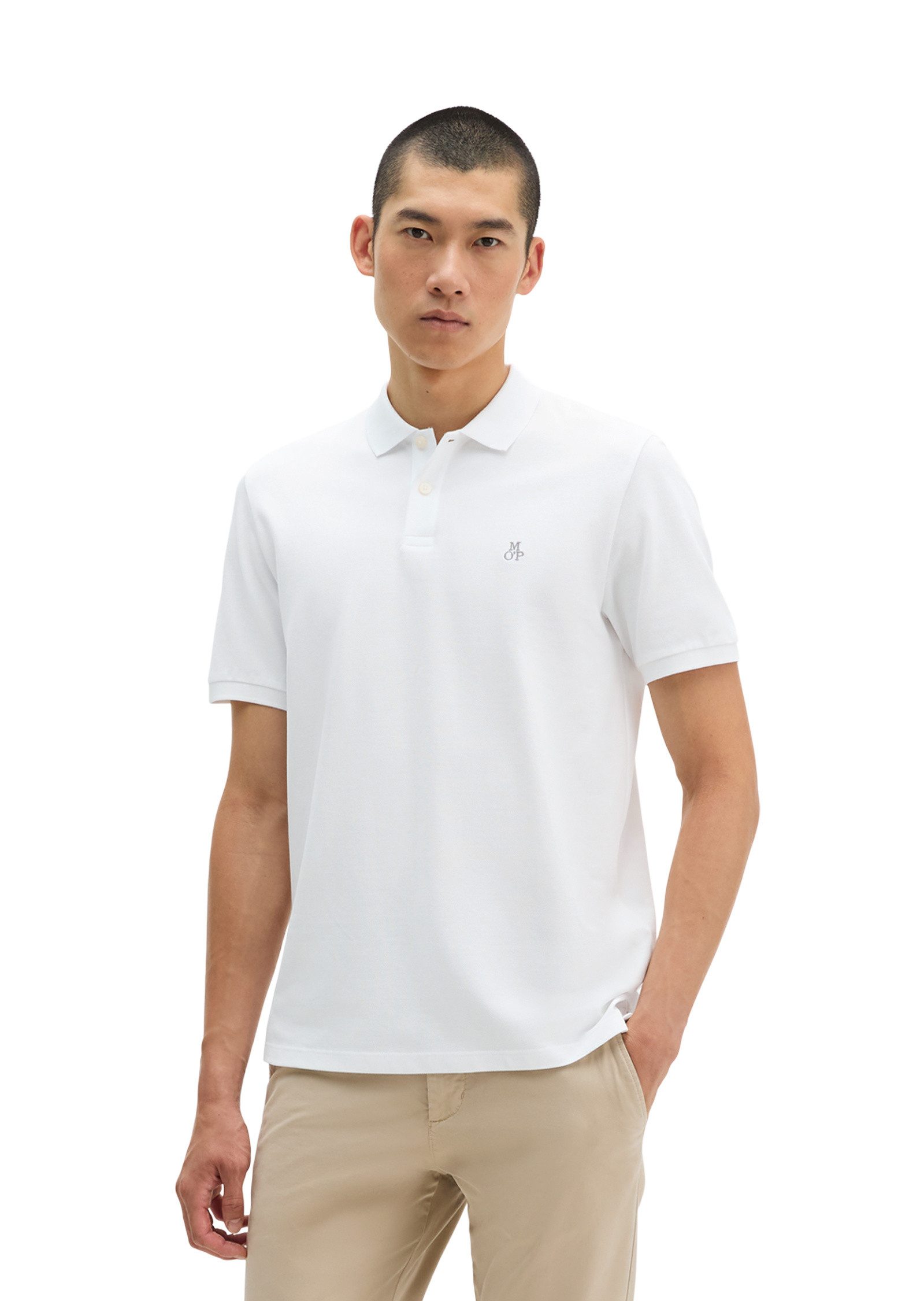 Marc O'Polo Poloshirt aus reiner Bio-Baumwolle