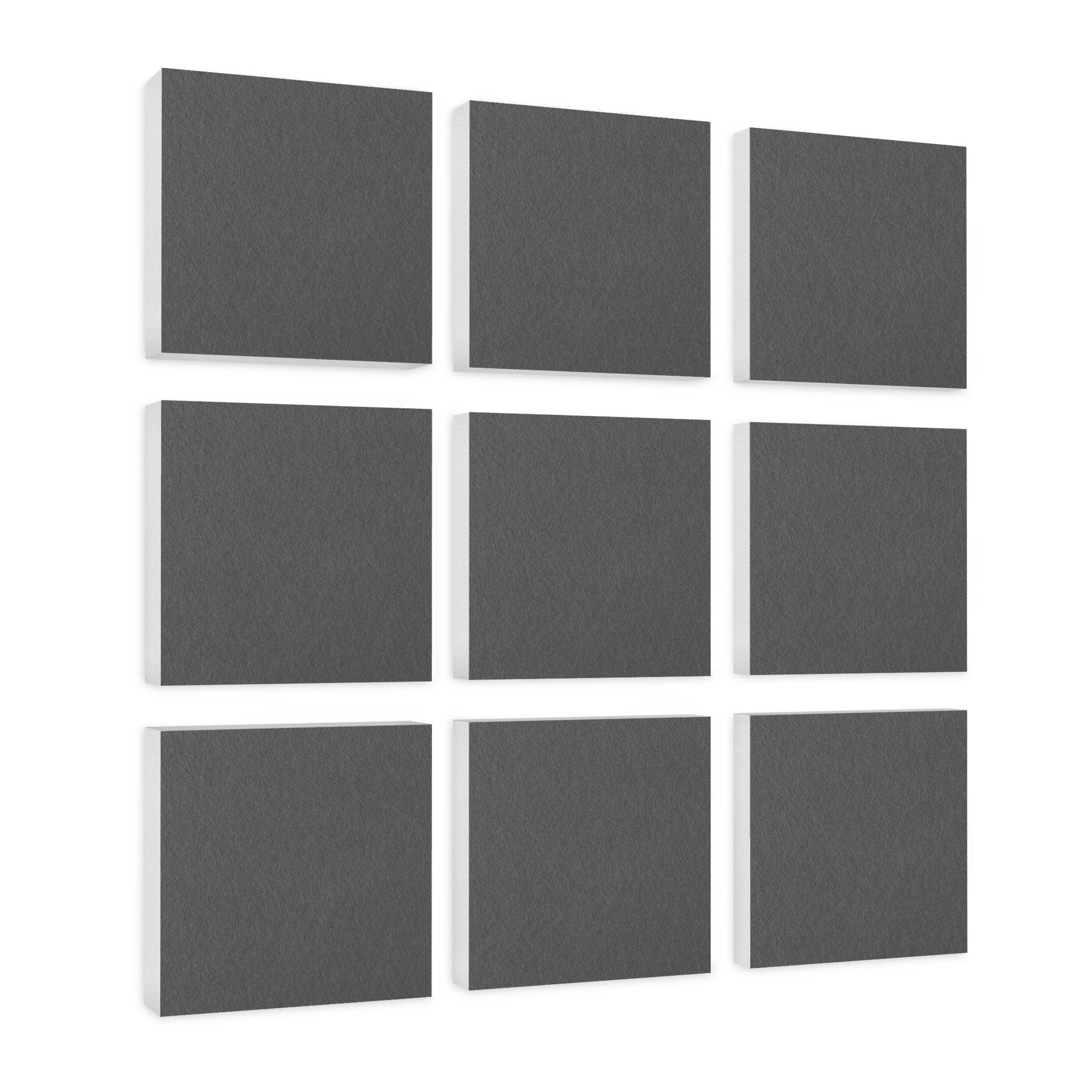 Akustikplatte 9 Absorber Quadrate aus Basotect ® G+