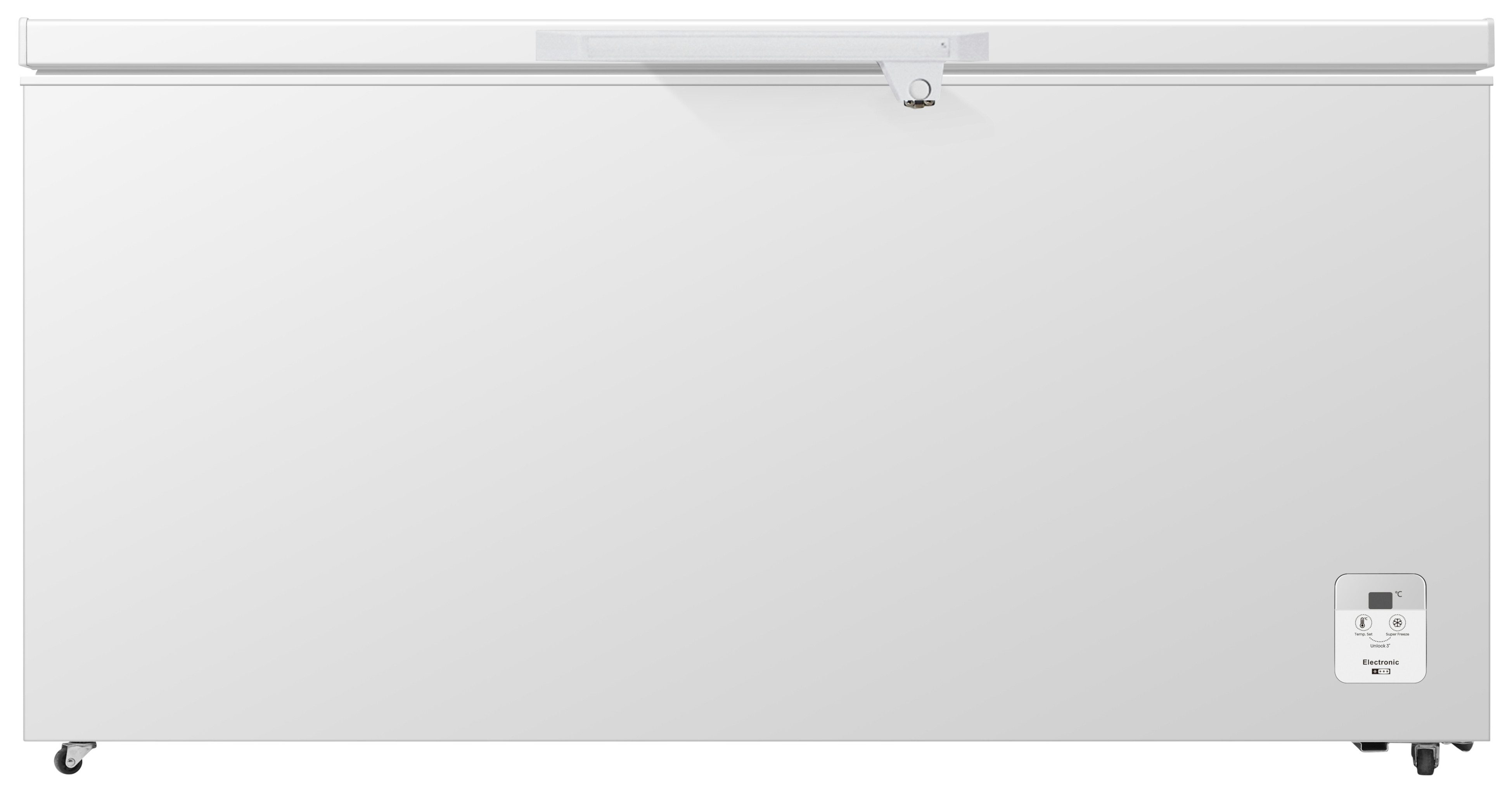 SCHOEPF Gefriertruhe GT500S, 164.6 cm breit, 500 l, LED-Beleuchtung, Türschloss, 500 Liter Nutzinhalt