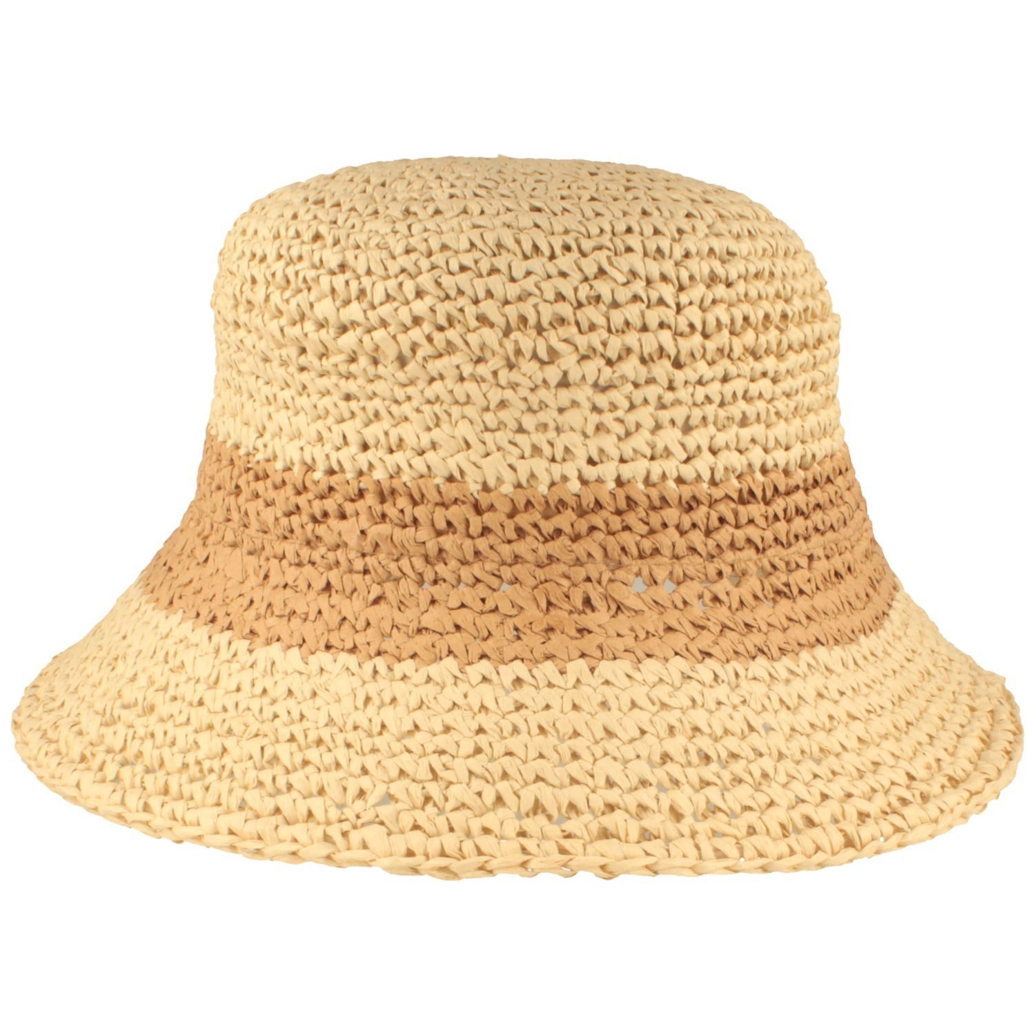 Breiter Strohhut Knautschbare leichte Häkel Glocke für Kinder