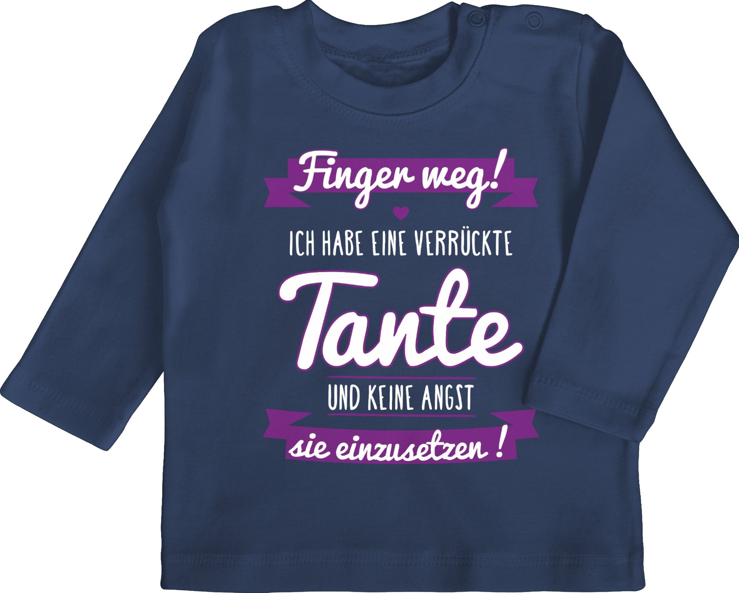 Shirtracer TShirt »Ich habe eine verrückte Tante Lila Statement