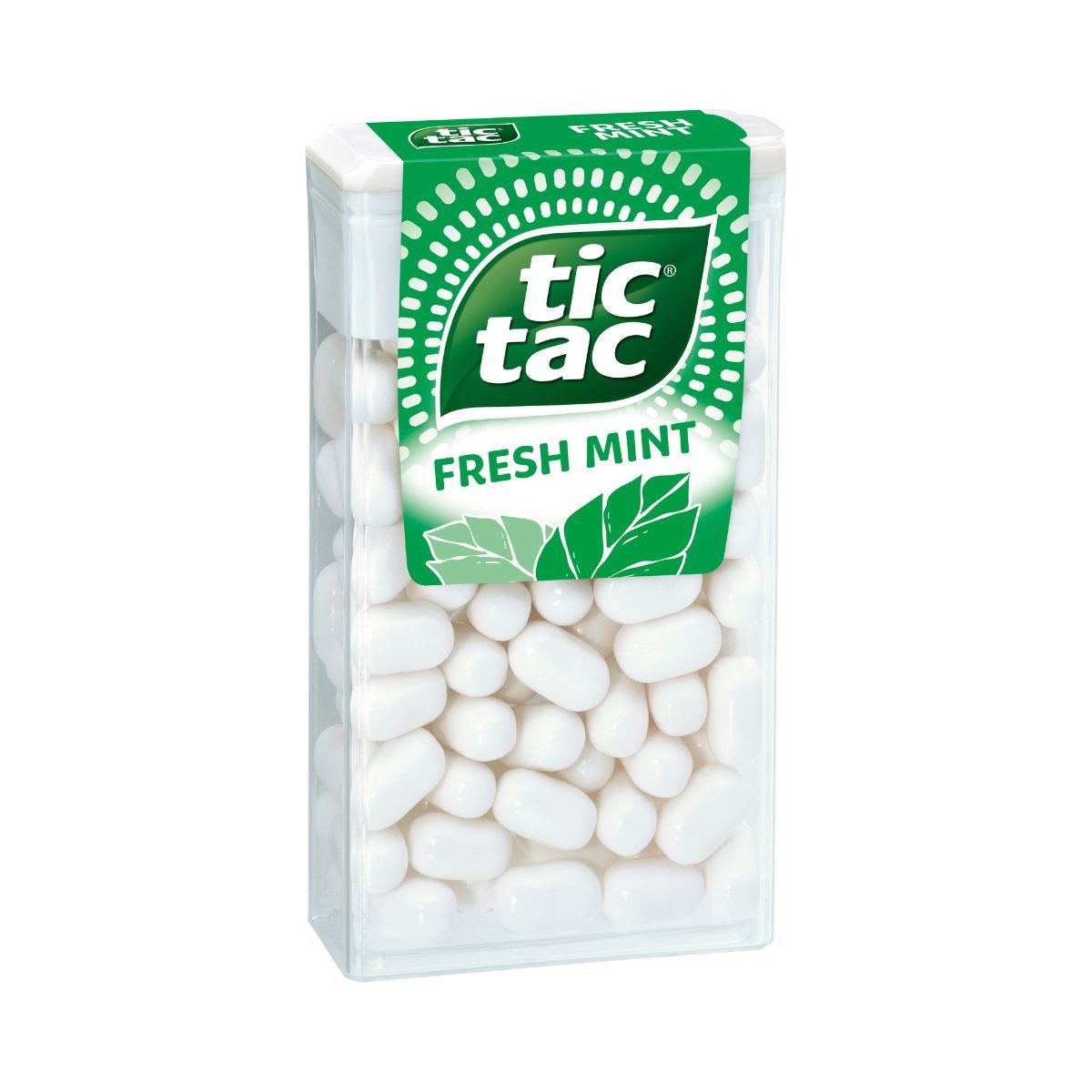 tic tac Süßigkeit, tic tac Fresh Mint Pfefferminz Dragees minzig erfrischend 54g