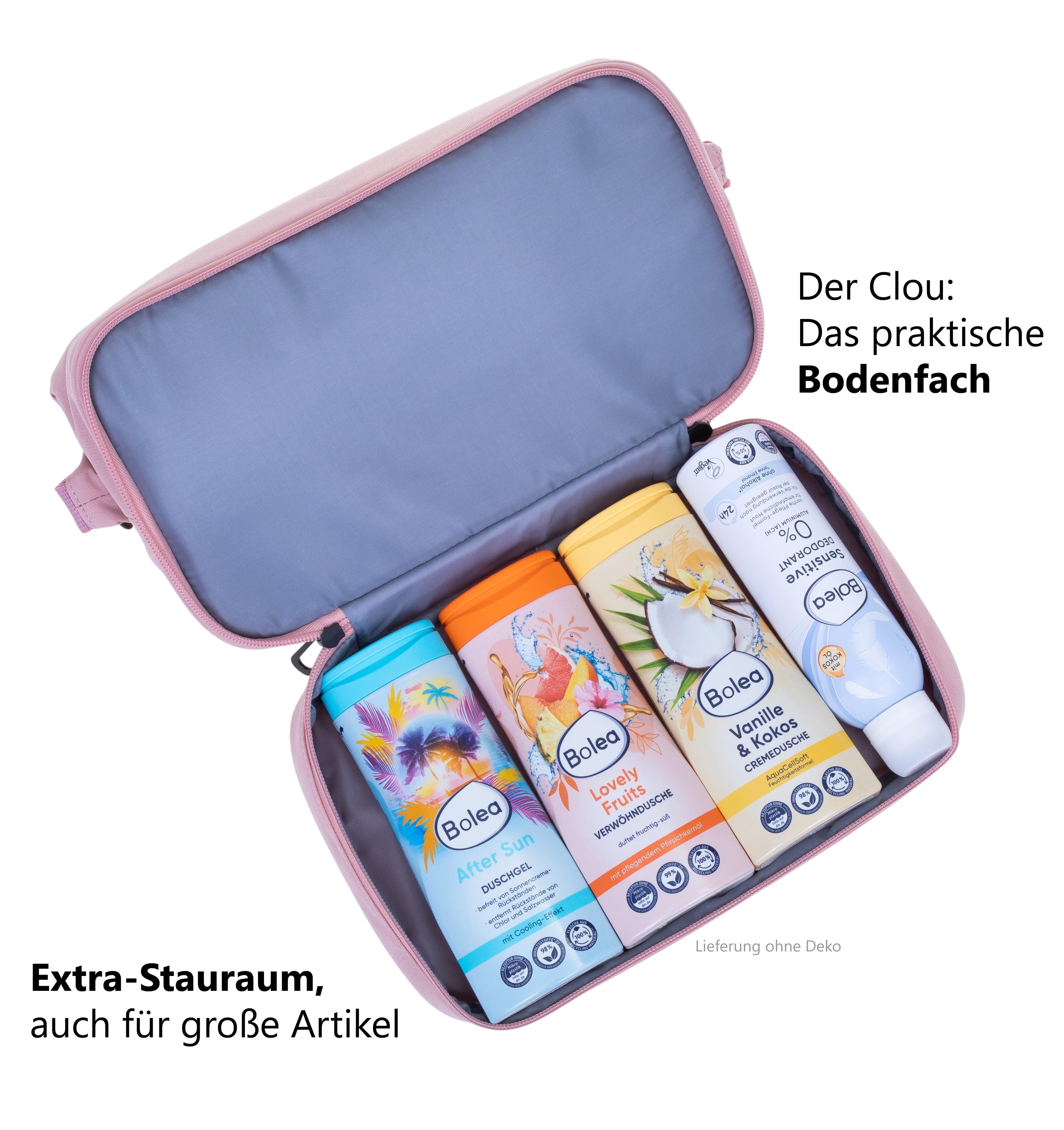 ELEPHANT Kulturbeutel Kulturtasche Bodenfach Innentaschen Washbag Kosmetiktasche, Reisetasche Sauna Sport Reise Toiletry Bag ONE 13113 – Bild 3 von 5