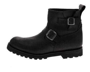 FB Fashion Boots ROADTRIP LOW Schwarz Stiefelette Rahmengenähte Engineerstiefelette