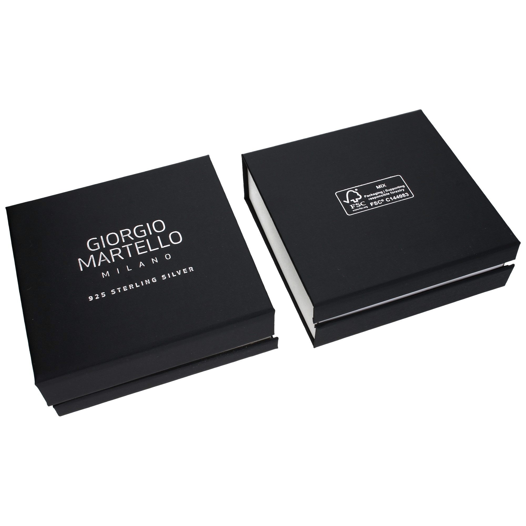 GIORGIO MARTELLO MILANO Tennisarmband Tennisarmband mit Zirkonia Steinen, Silber 925