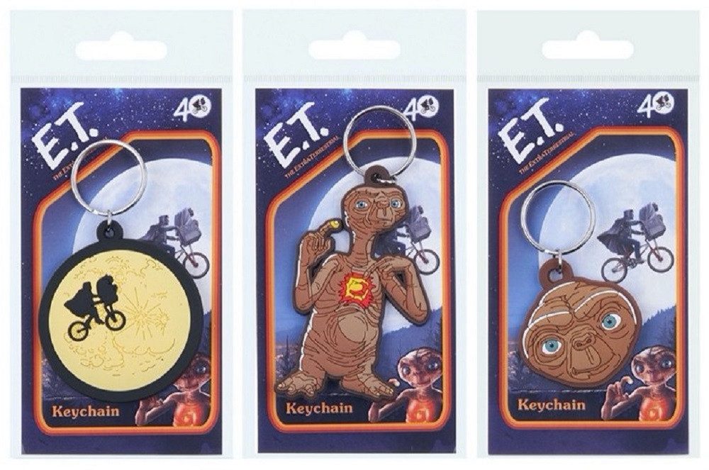 PYRAMID Schlüsselanhänger Schlüsselanhänger 7cm Kinder Mini Anhänger keychain E.T., E.T der Außerirdischeder e.t. ausserirdische