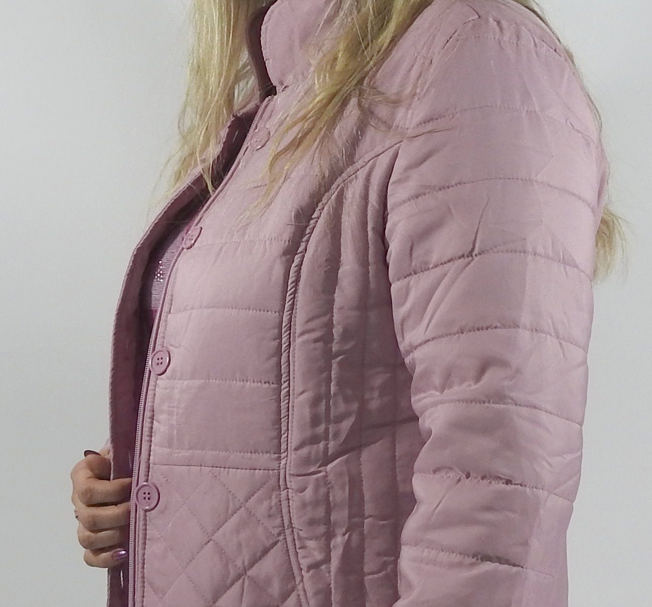 Dyhxuan Damen Steppjacke - Leichte Übergangsjacke Mit Druckknöpfen Für Herbst & Winter