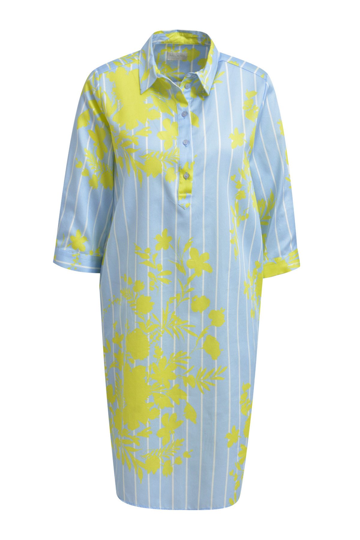 Milano Italy Sommerkleid SHIRT DRESS WITH3/4